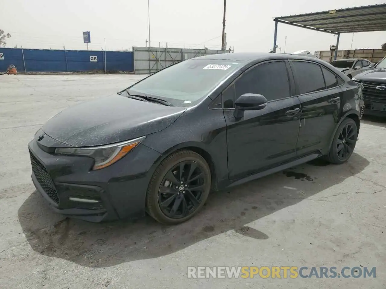 1 Photograph of a damaged car 5YFS4MCE1NP122732 TOYOTA COROLLA 2022