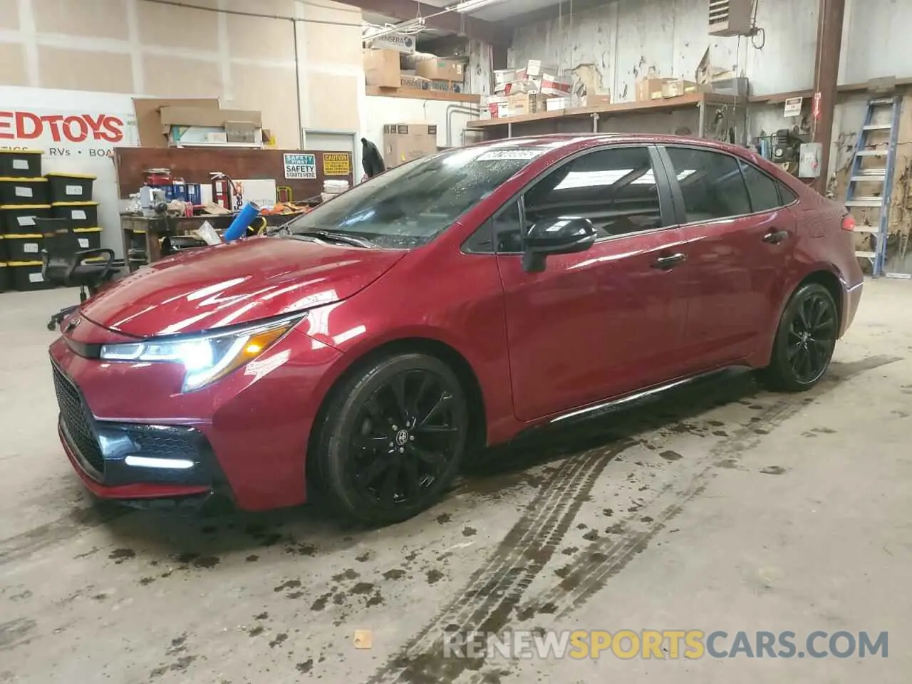 1 Photograph of a damaged car 5YFS4MCE1NP123279 TOYOTA COROLLA 2022
