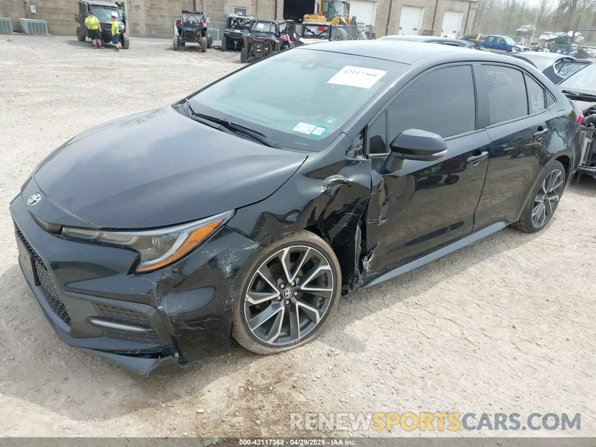 2 Photograph of a damaged car 5YFS4MCE1NP127316 TOYOTA COROLLA 2022
