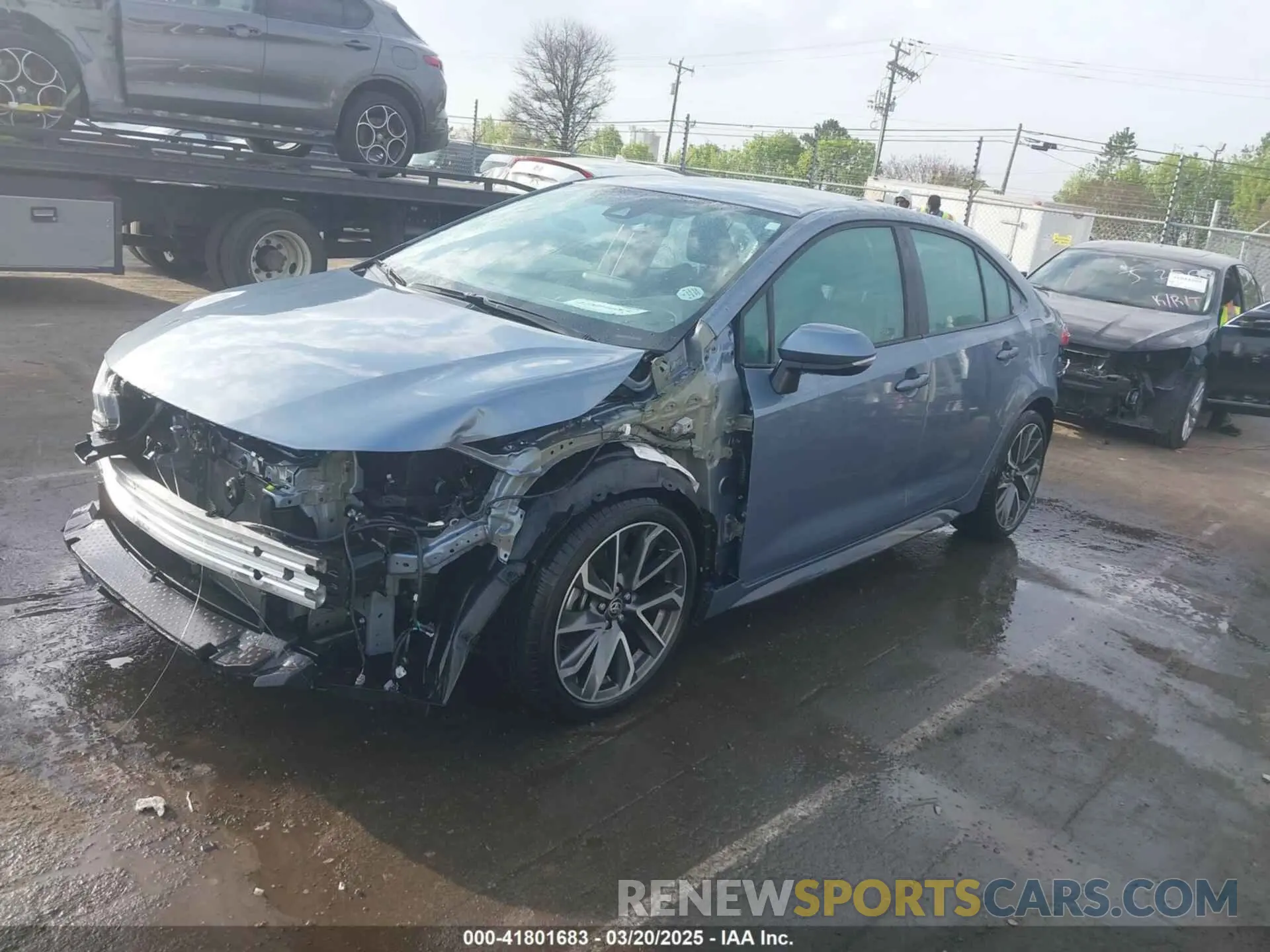 2 Photograph of a damaged car 5YFS4MCE2NP104692 TOYOTA COROLLA 2022