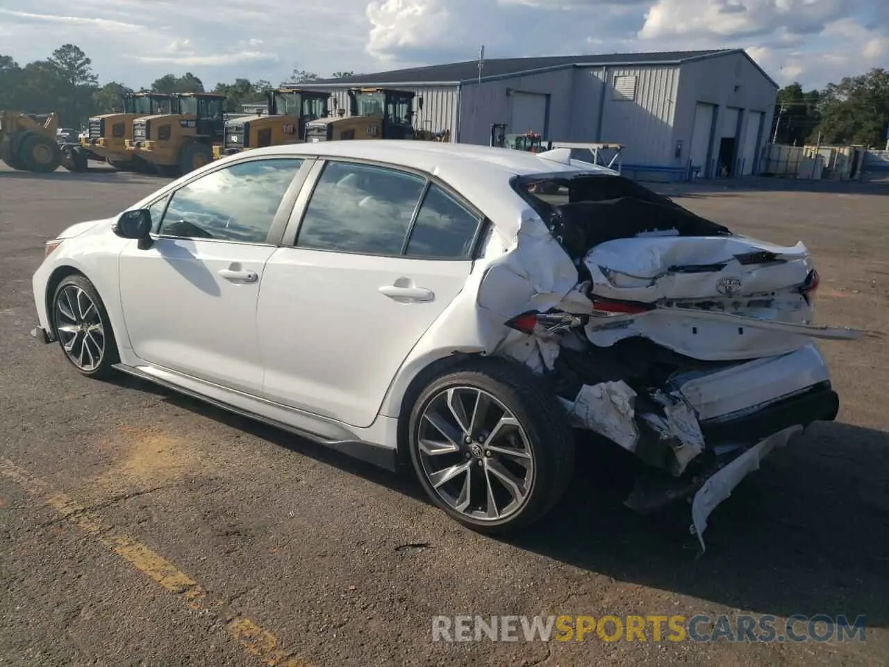 2 Photograph of a damaged car 5YFS4MCE2NP105499 TOYOTA COROLLA 2022