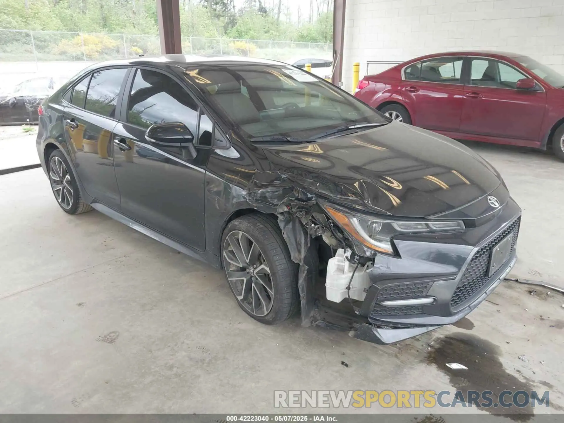 1 Photograph of a damaged car 5YFS4MCE2NP106717 TOYOTA COROLLA 2022