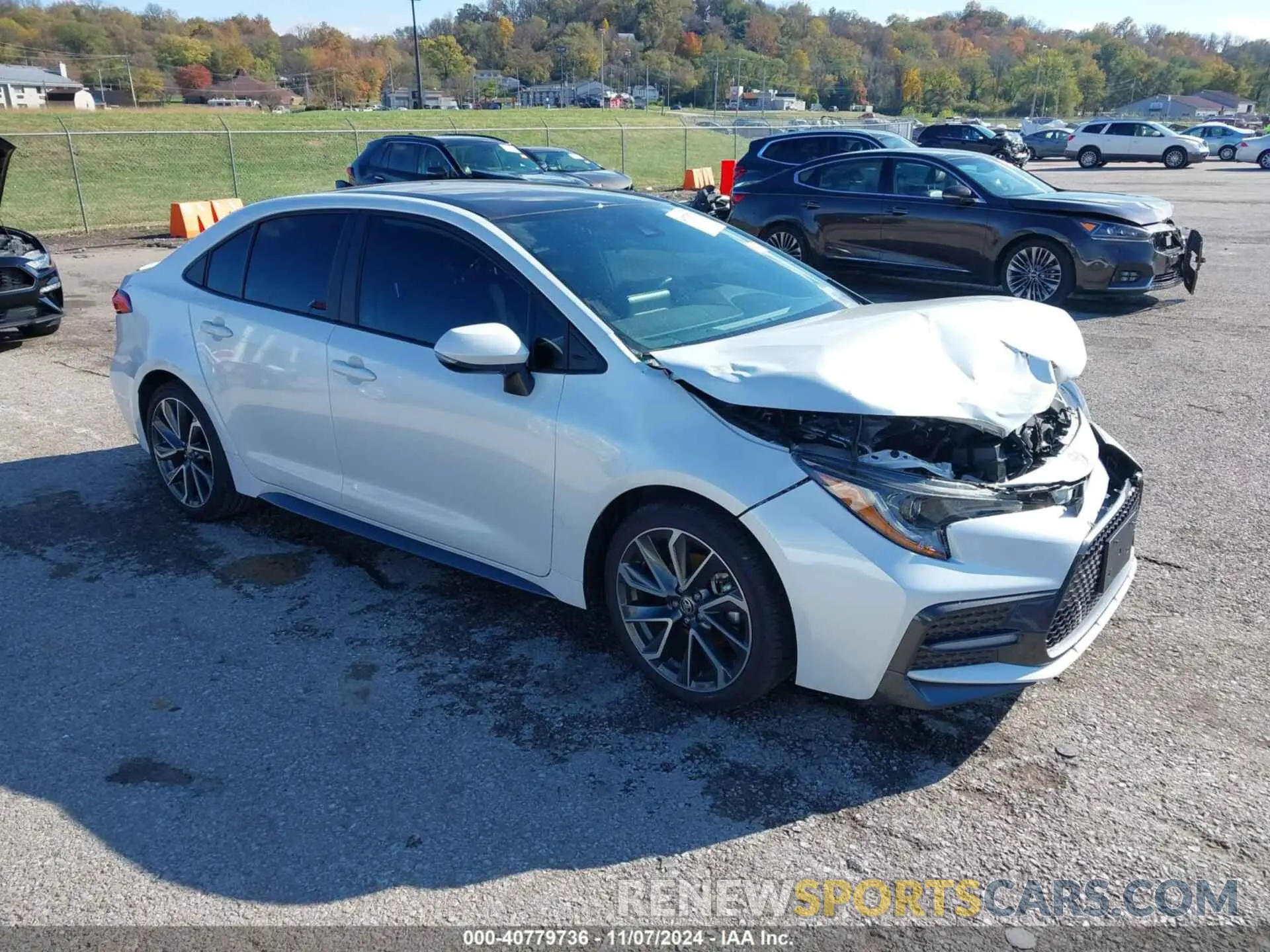 1 Photograph of a damaged car 5YFS4MCE2NP113585 TOYOTA COROLLA 2022