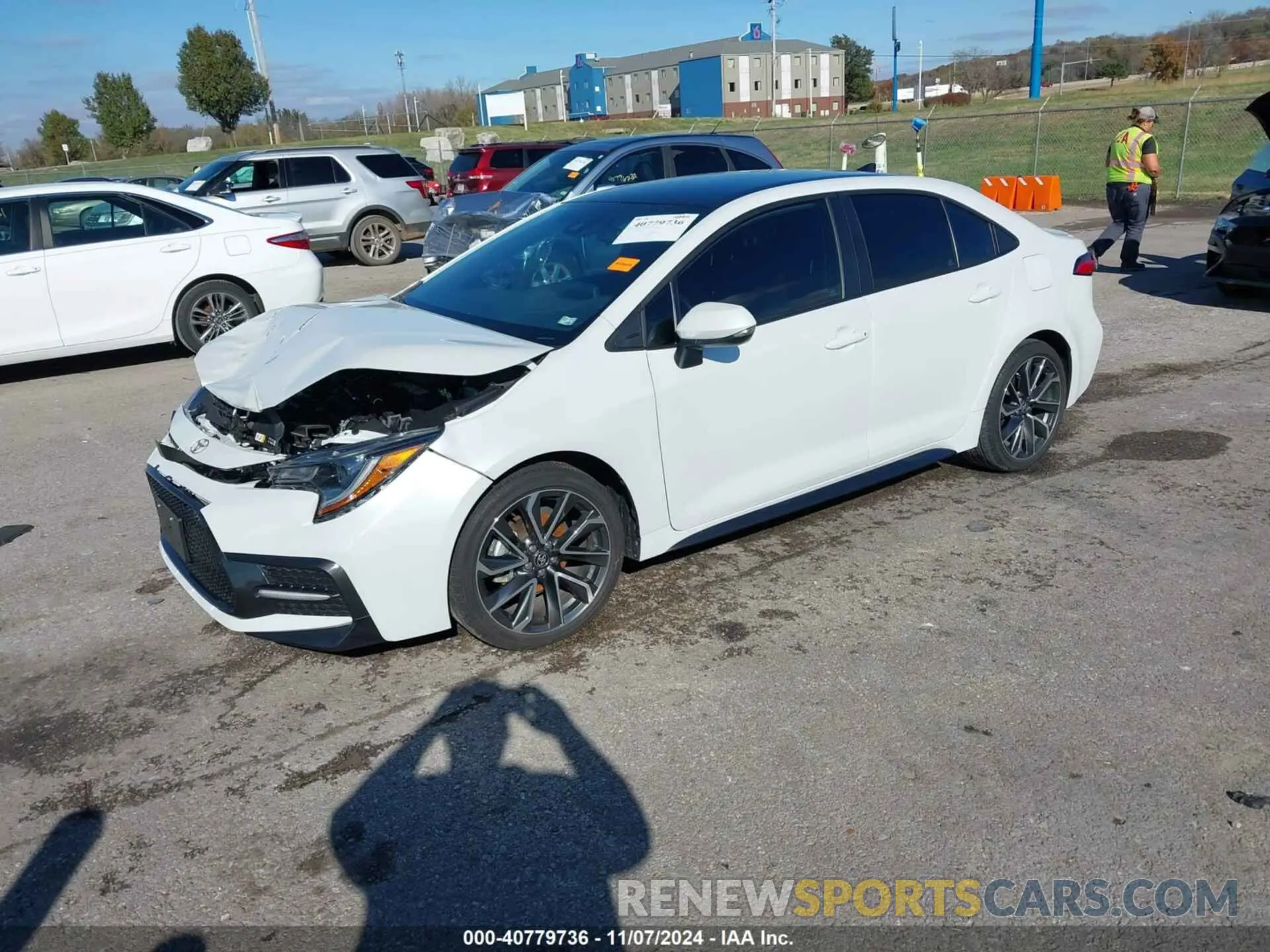 2 Photograph of a damaged car 5YFS4MCE2NP113585 TOYOTA COROLLA 2022