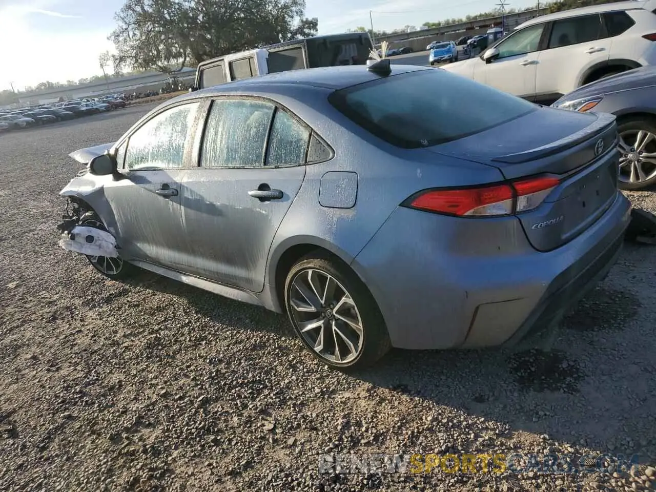 2 Photograph of a damaged car 5YFS4MCE2NP121525 TOYOTA COROLLA 2022