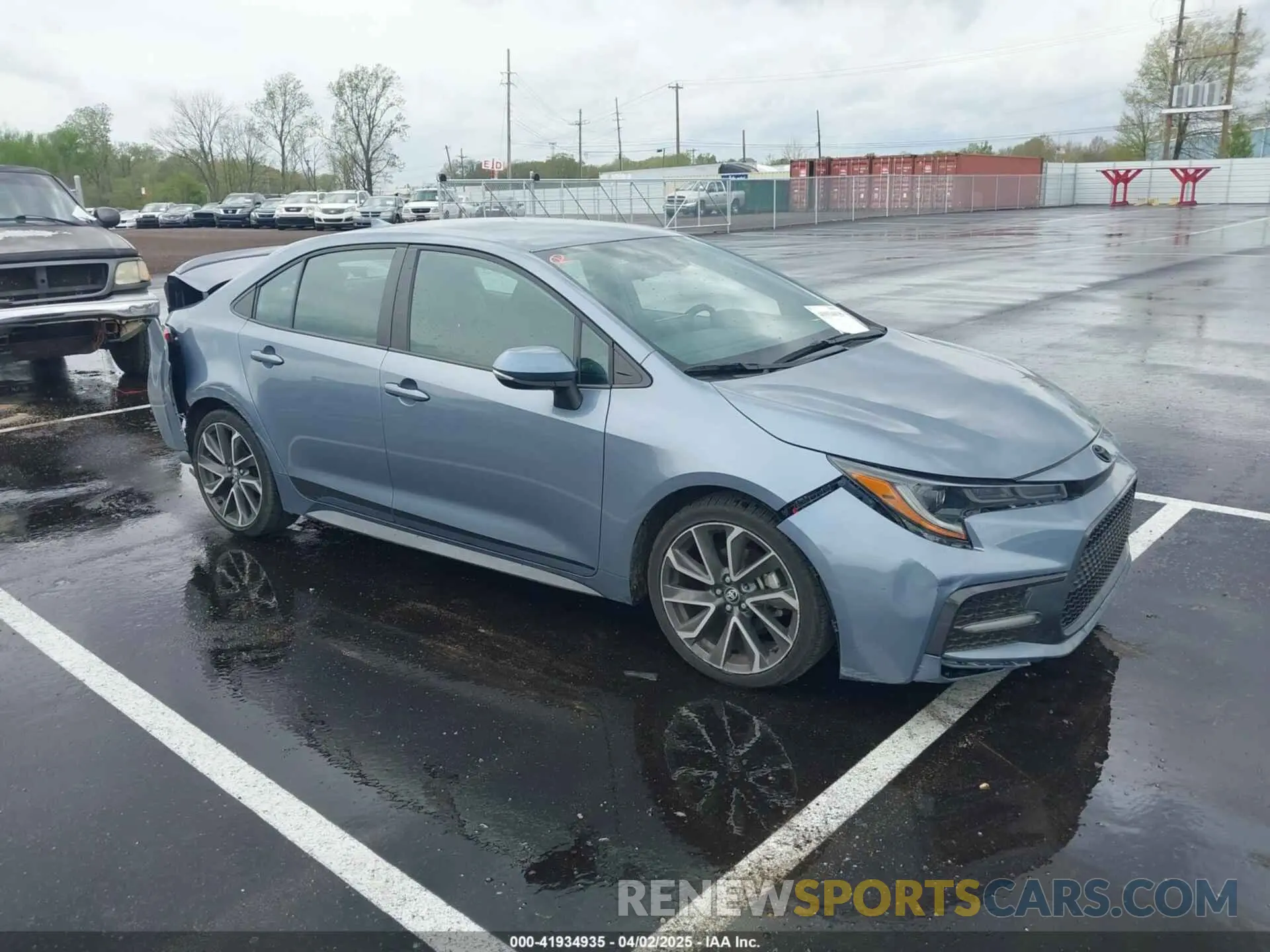 1 Photograph of a damaged car 5YFS4MCE2NP127633 TOYOTA COROLLA 2022