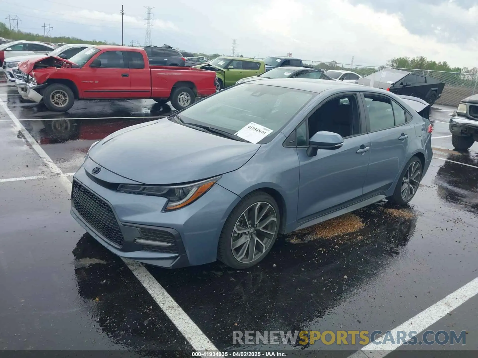 2 Photograph of a damaged car 5YFS4MCE2NP127633 TOYOTA COROLLA 2022