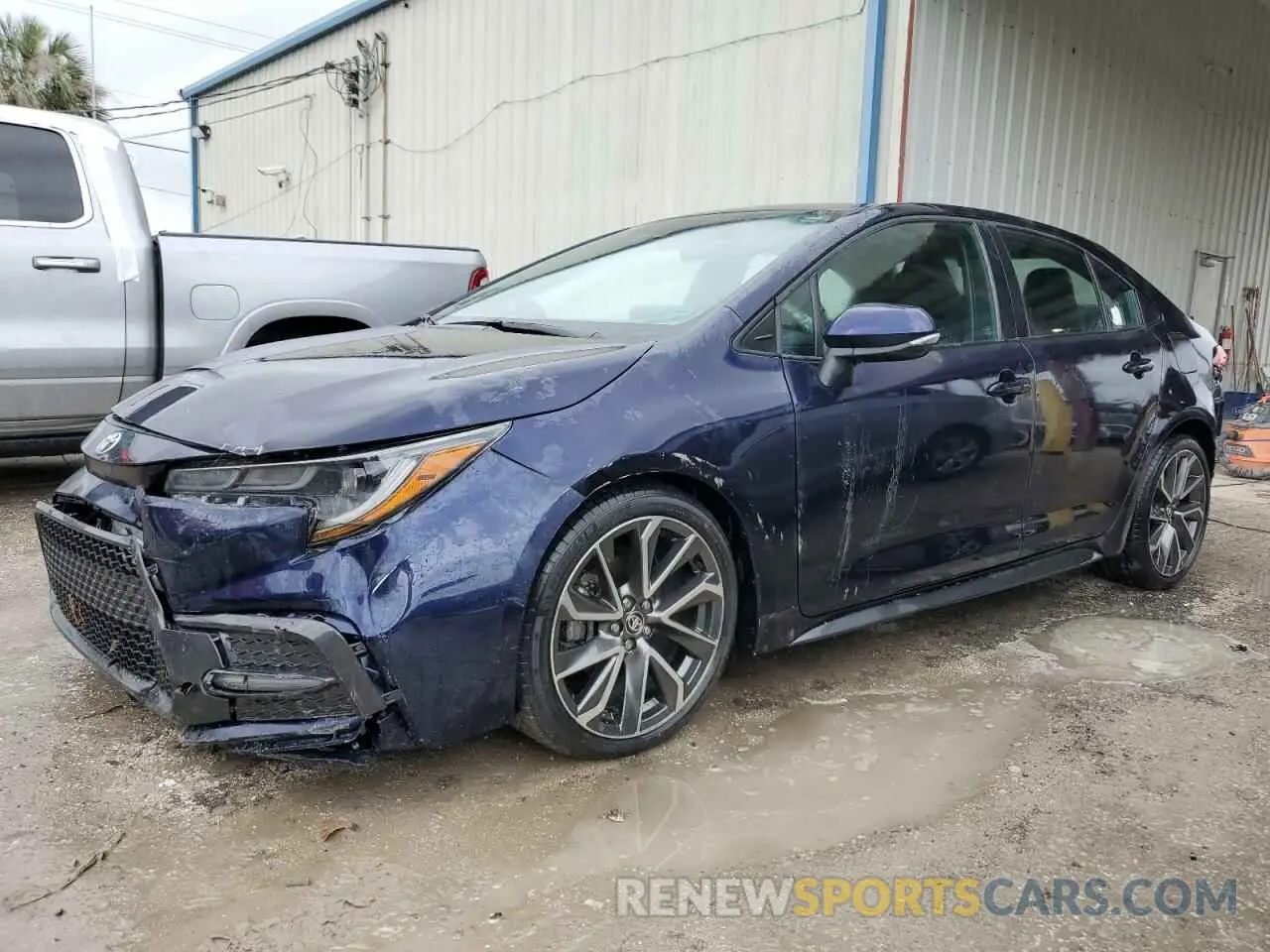 1 Photograph of a damaged car 5YFS4MCE2NP130662 TOYOTA COROLLA 2022