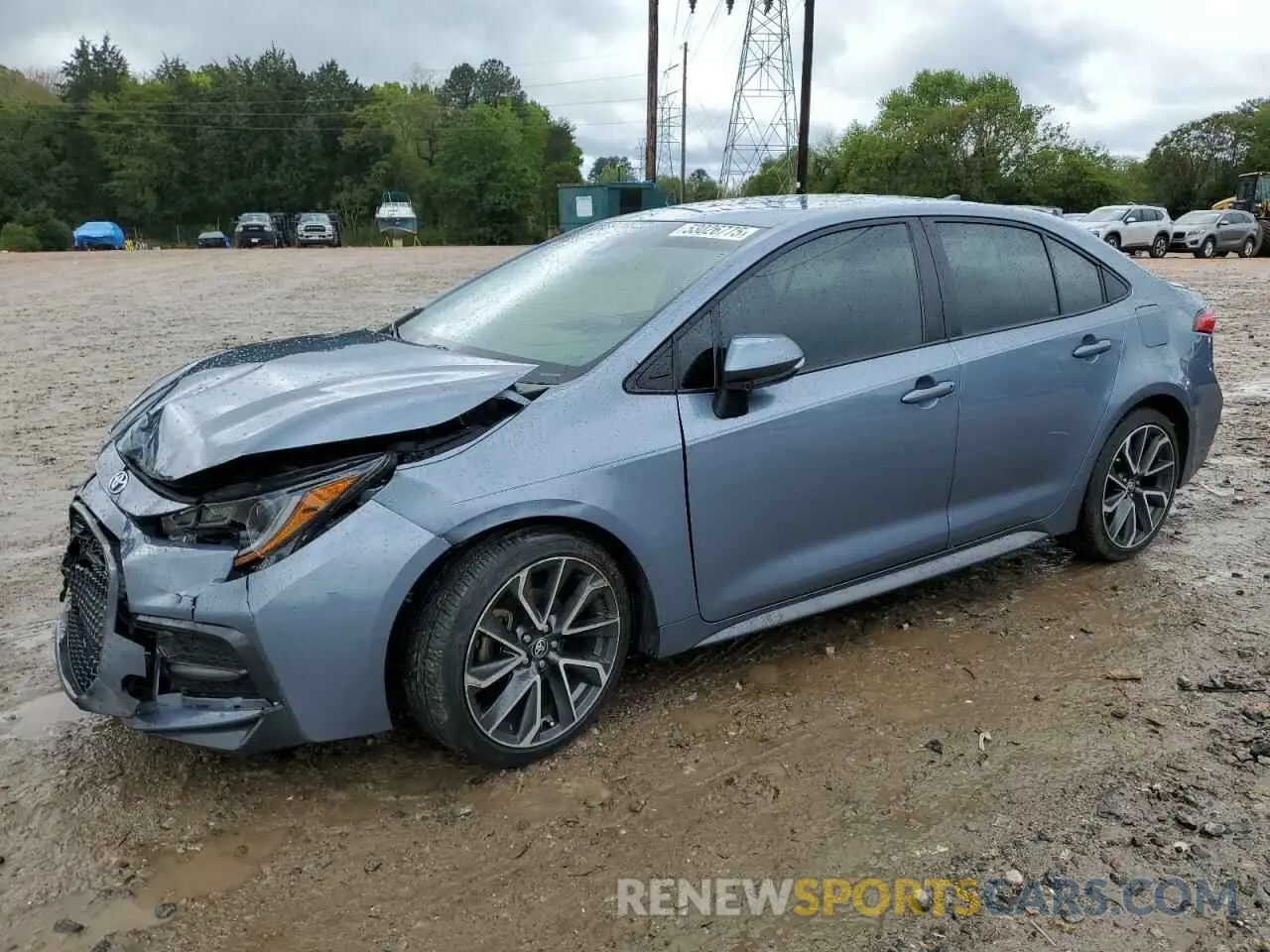 1 Photograph of a damaged car 5YFS4MCE2NP135635 TOYOTA COROLLA 2022