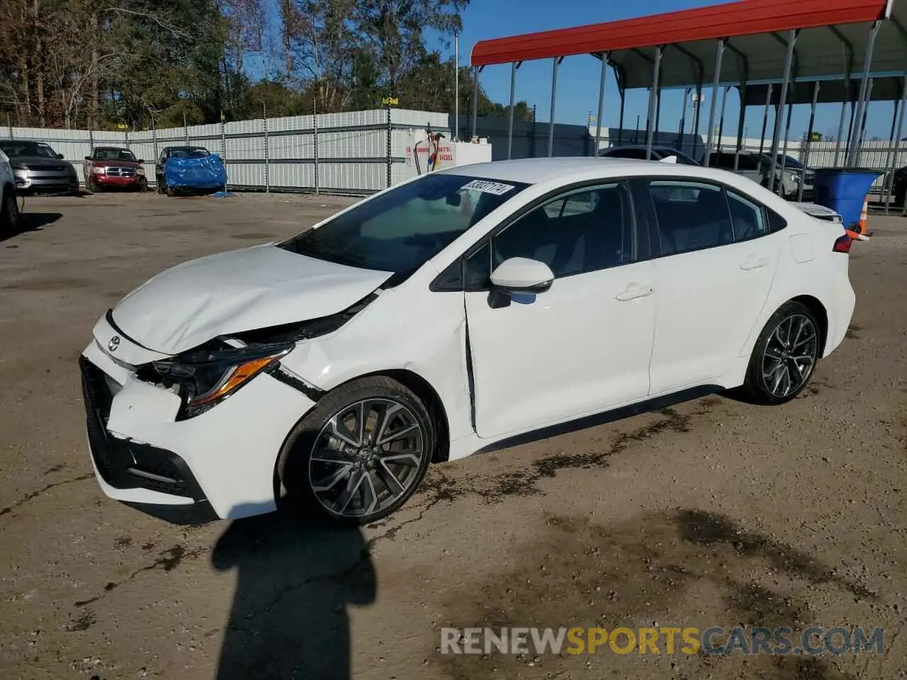 1 Photograph of a damaged car 5YFS4MCE2NP139040 TOYOTA COROLLA 2022