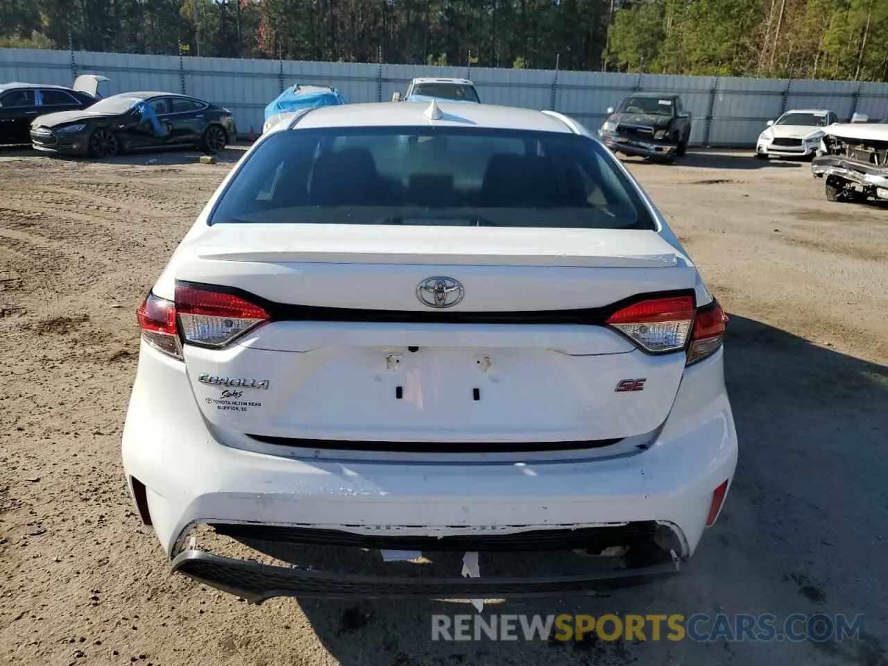 6 Photograph of a damaged car 5YFS4MCE2NP139040 TOYOTA COROLLA 2022