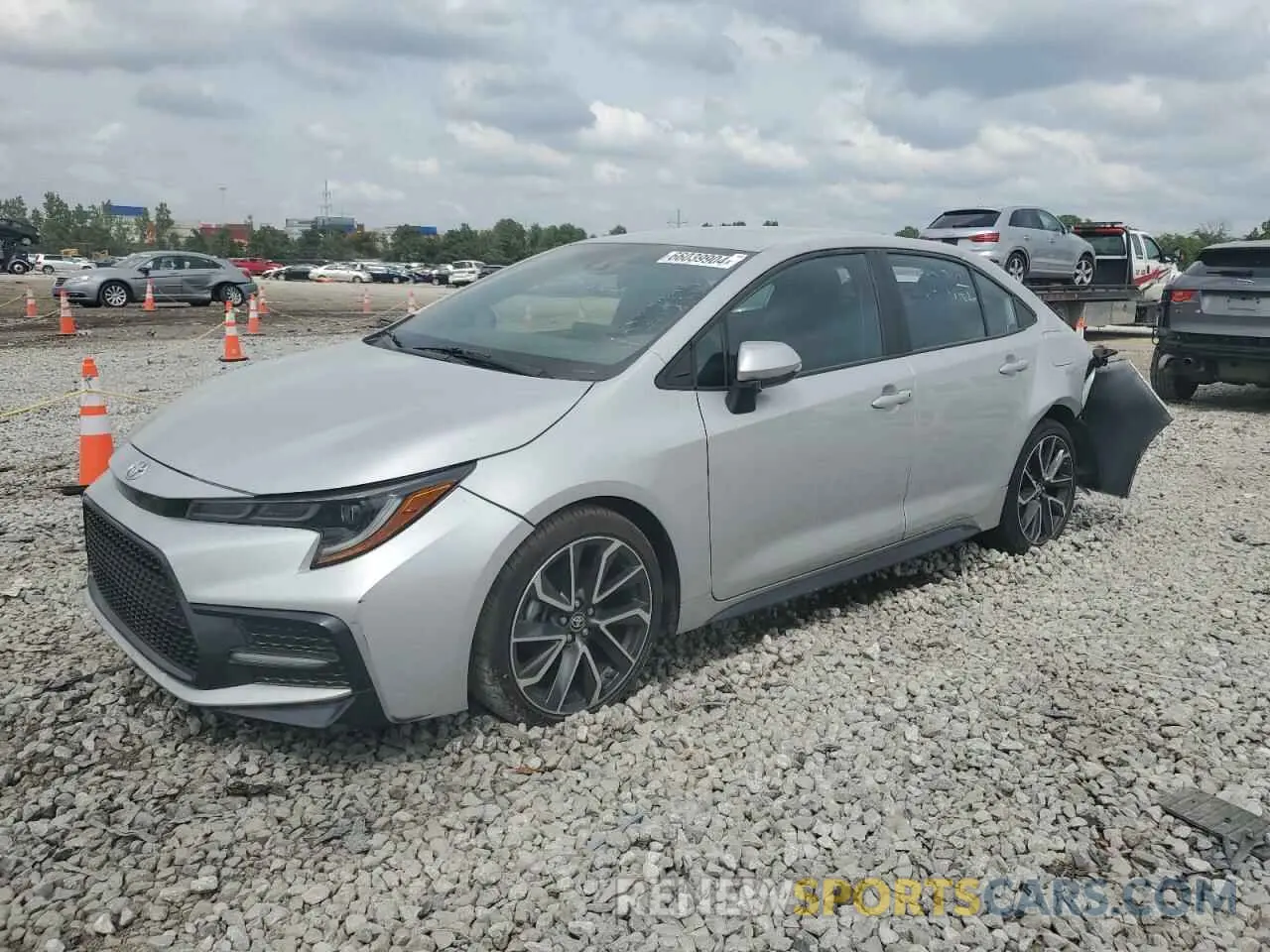 1 Photograph of a damaged car 5YFS4MCE3NP102918 TOYOTA COROLLA 2022