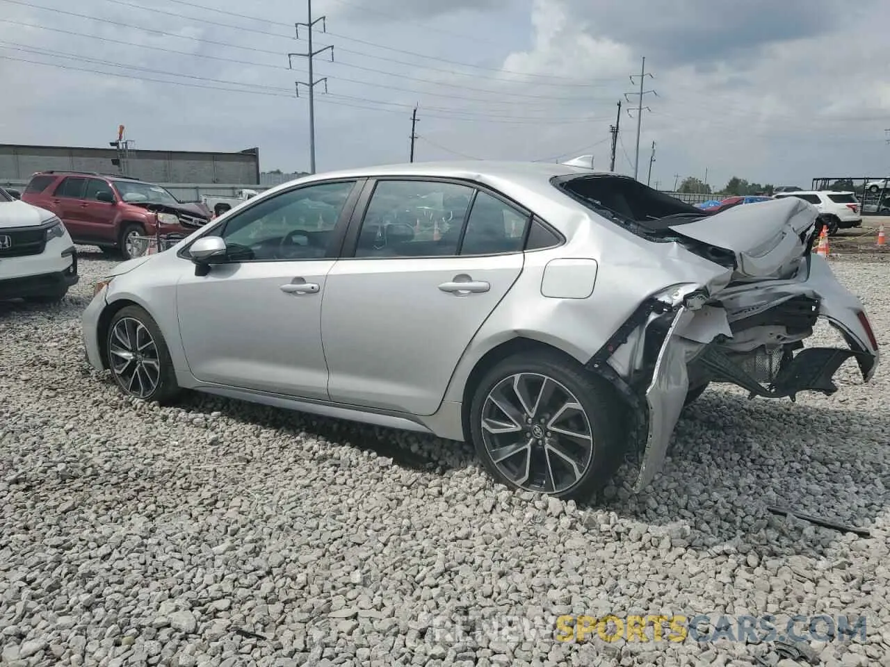 2 Photograph of a damaged car 5YFS4MCE3NP102918 TOYOTA COROLLA 2022
