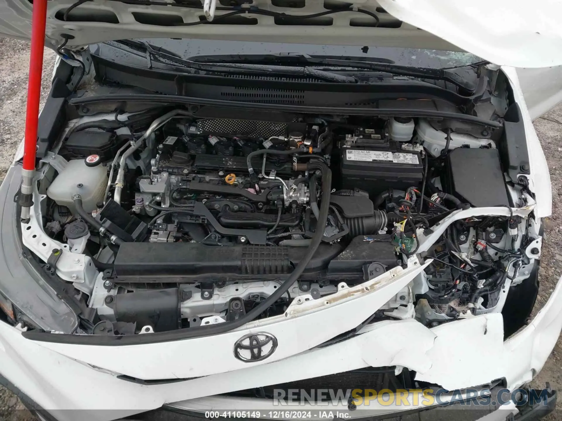 10 Photograph of a damaged car 5YFS4MCE3NP105382 TOYOTA COROLLA 2022