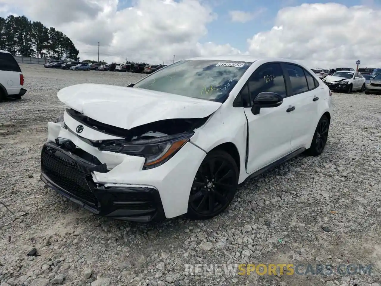 2 Photograph of a damaged car 5YFS4MCE3NP112736 TOYOTA COROLLA 2022