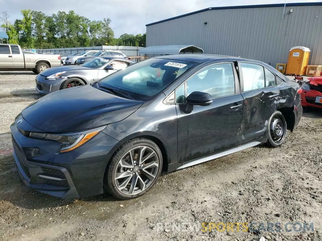1 Photograph of a damaged car 5YFS4MCE3NP127110 TOYOTA COROLLA 2022