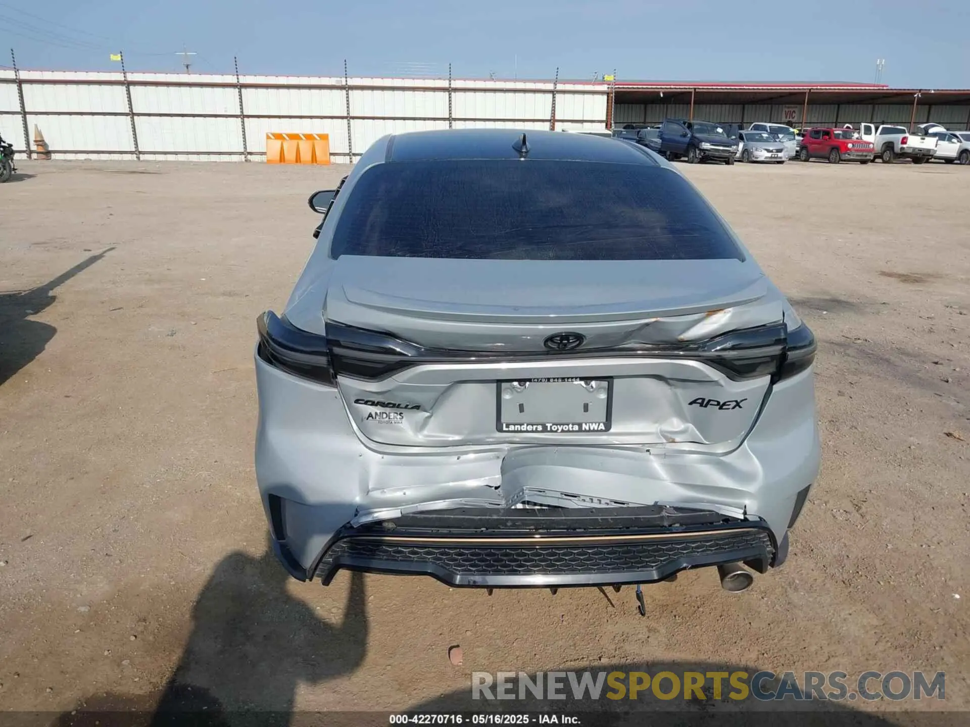 16 Photograph of a damaged car 5YFS4MCE3NP129987 TOYOTA COROLLA 2022