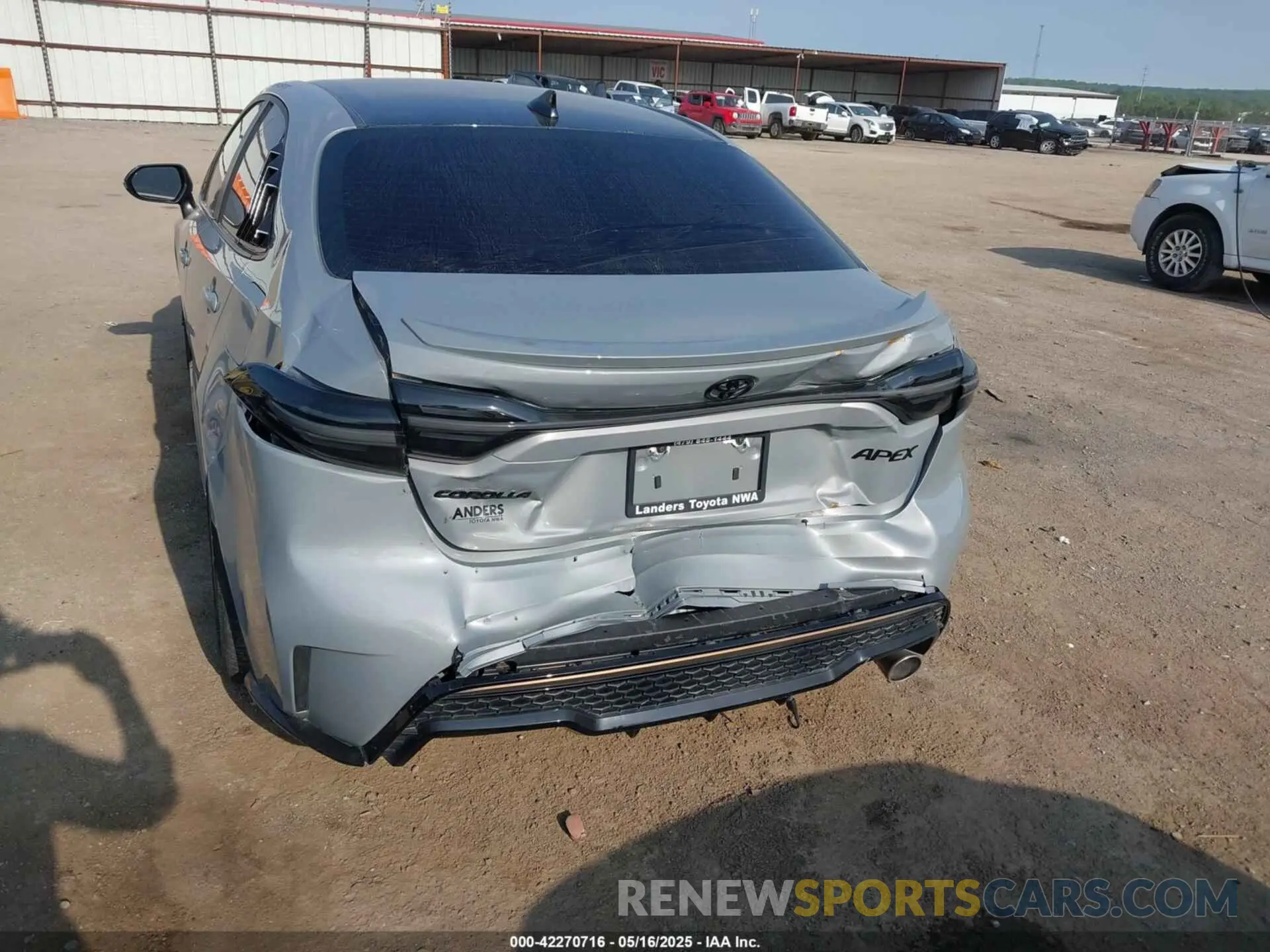 6 Photograph of a damaged car 5YFS4MCE3NP129987 TOYOTA COROLLA 2022