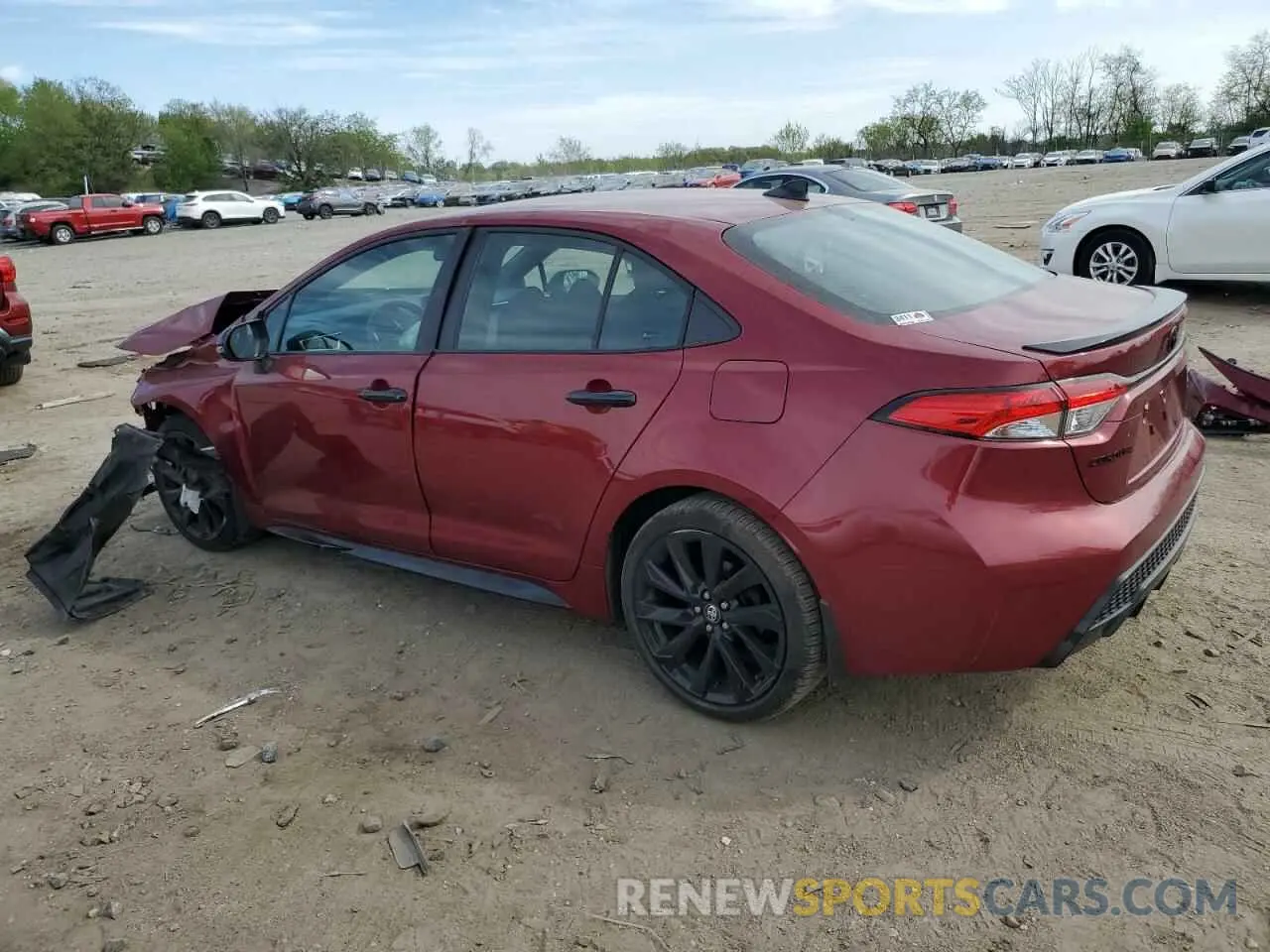 2 Photograph of a damaged car 5YFS4MCE4NP105536 TOYOTA COROLLA 2022