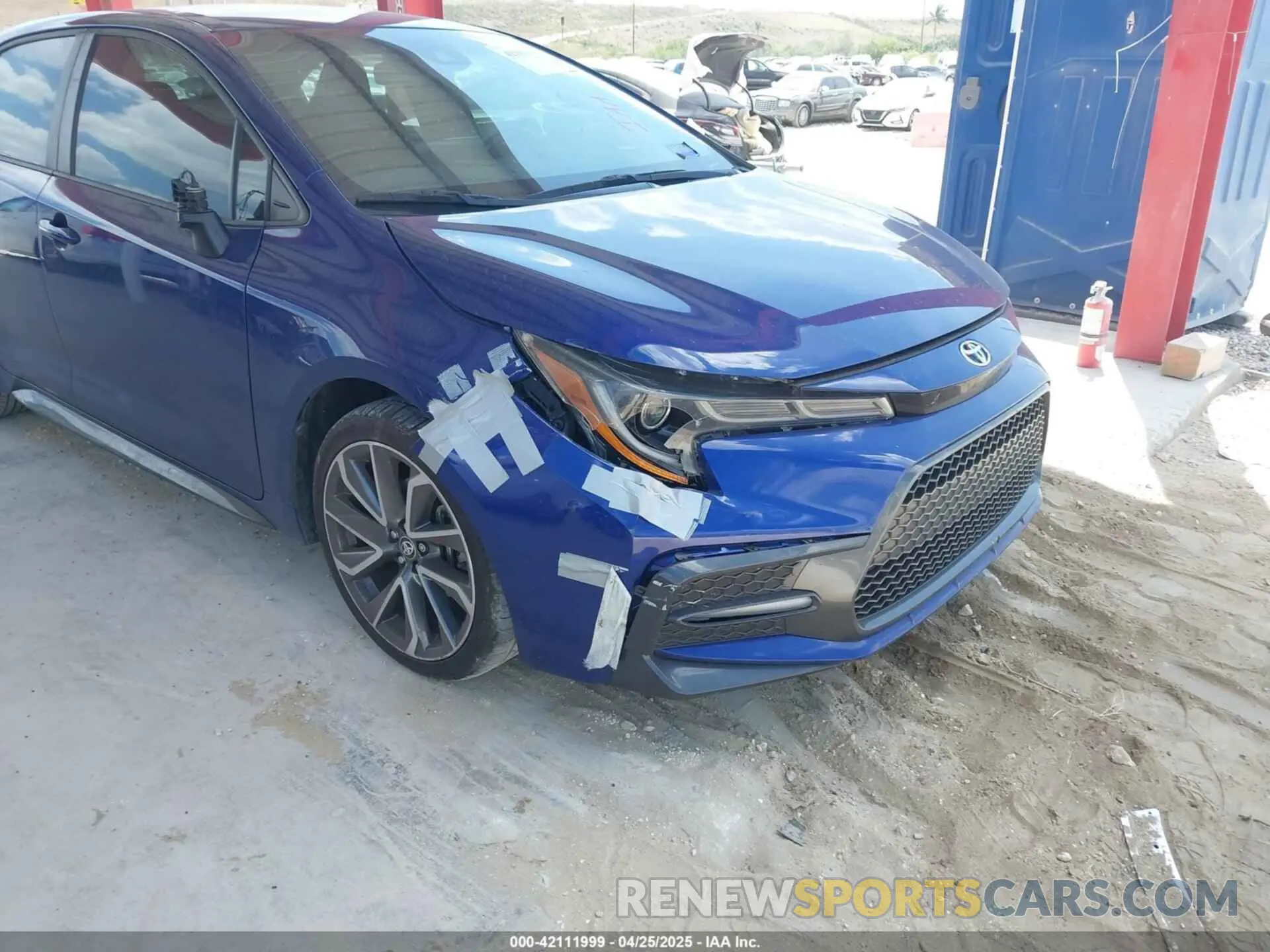 6 Photograph of a damaged car 5YFS4MCE4NP117279 TOYOTA COROLLA 2022