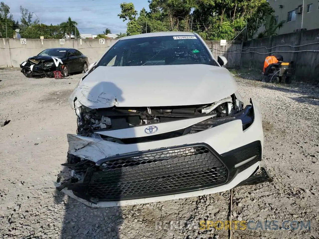 5 Photograph of a damaged car 5YFS4MCE4NP131909 TOYOTA COROLLA 2022