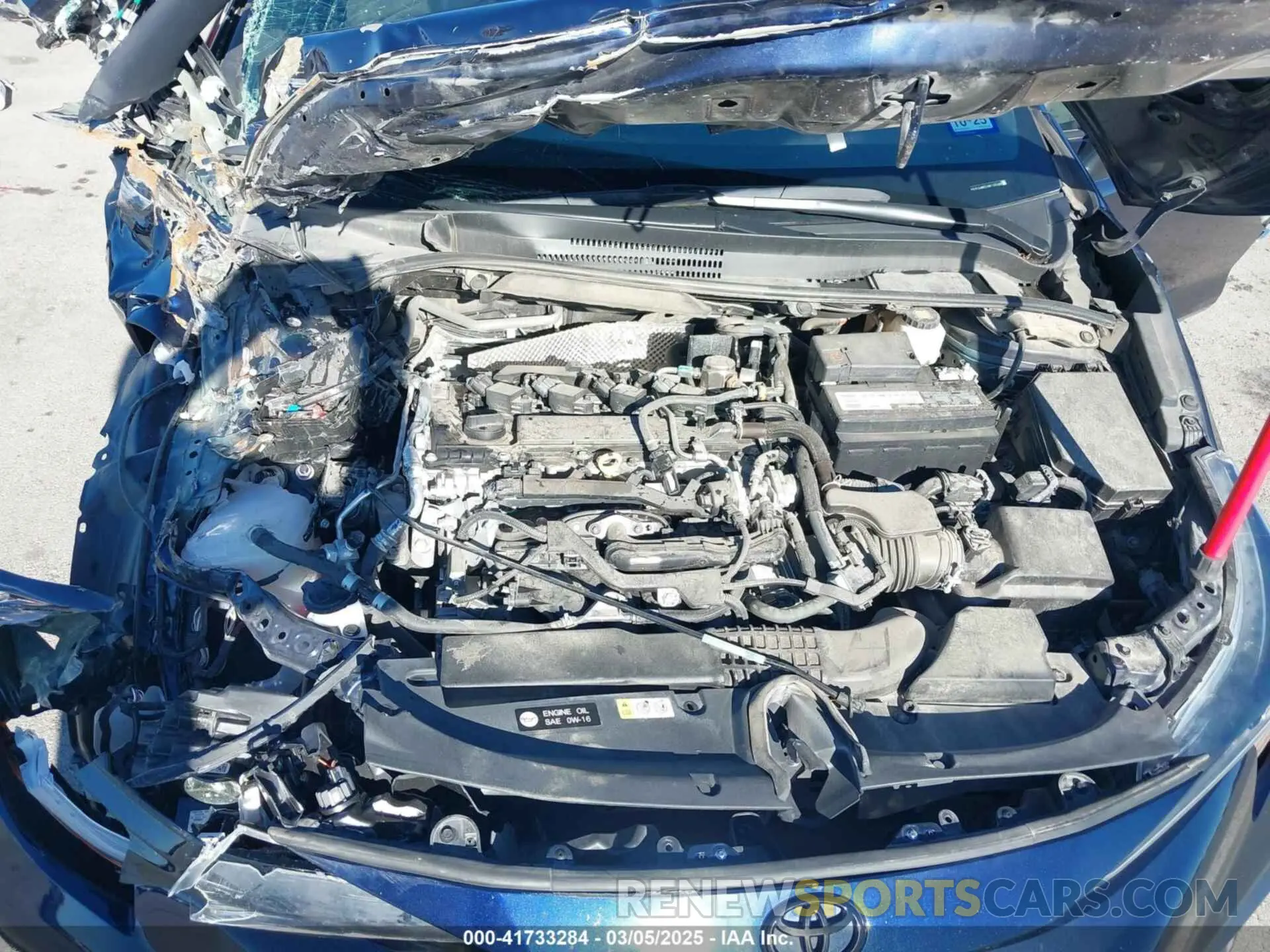 10 Photograph of a damaged car 5YFS4MCE4NP135488 TOYOTA COROLLA 2022
