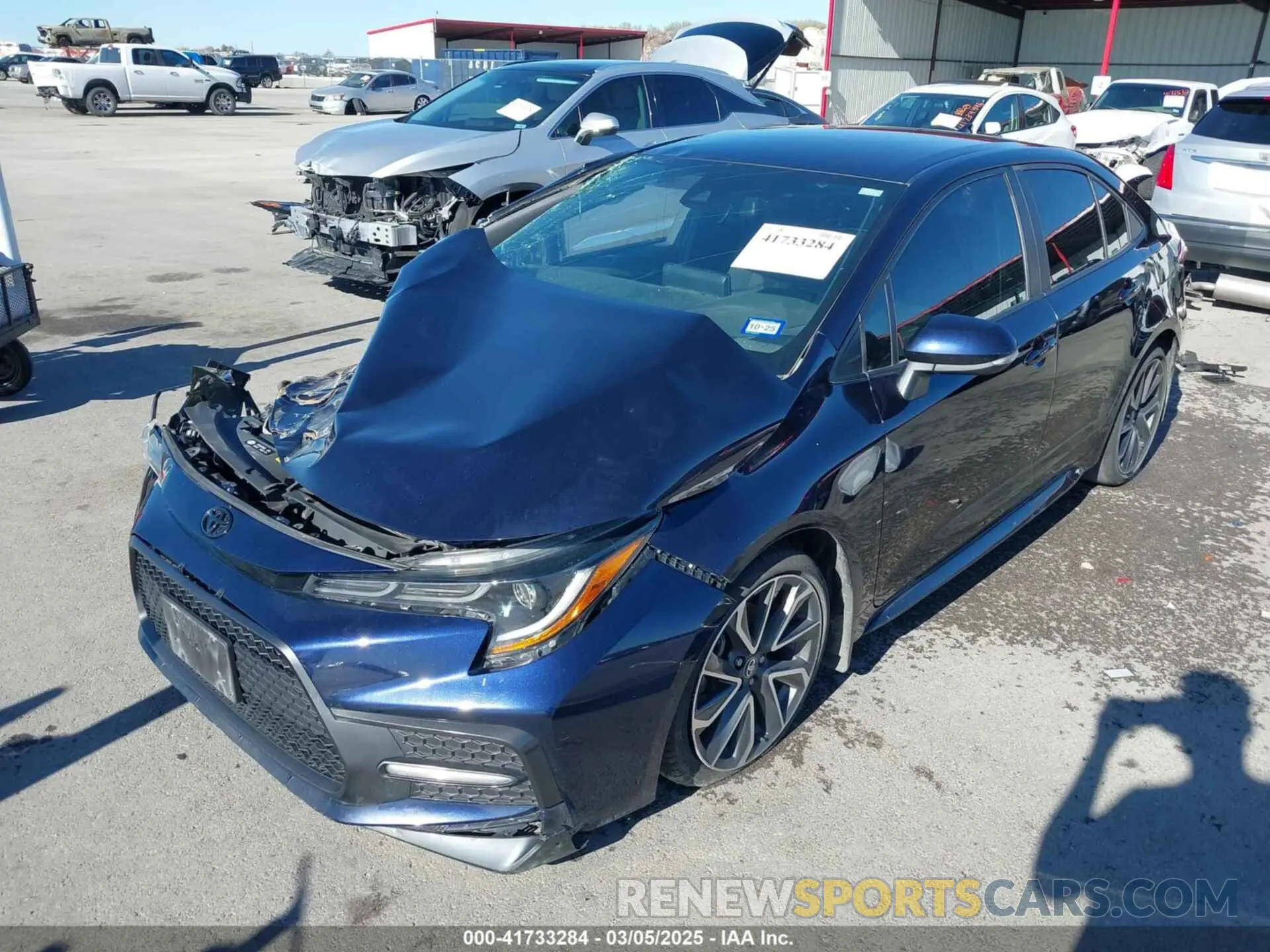 2 Photograph of a damaged car 5YFS4MCE4NP135488 TOYOTA COROLLA 2022