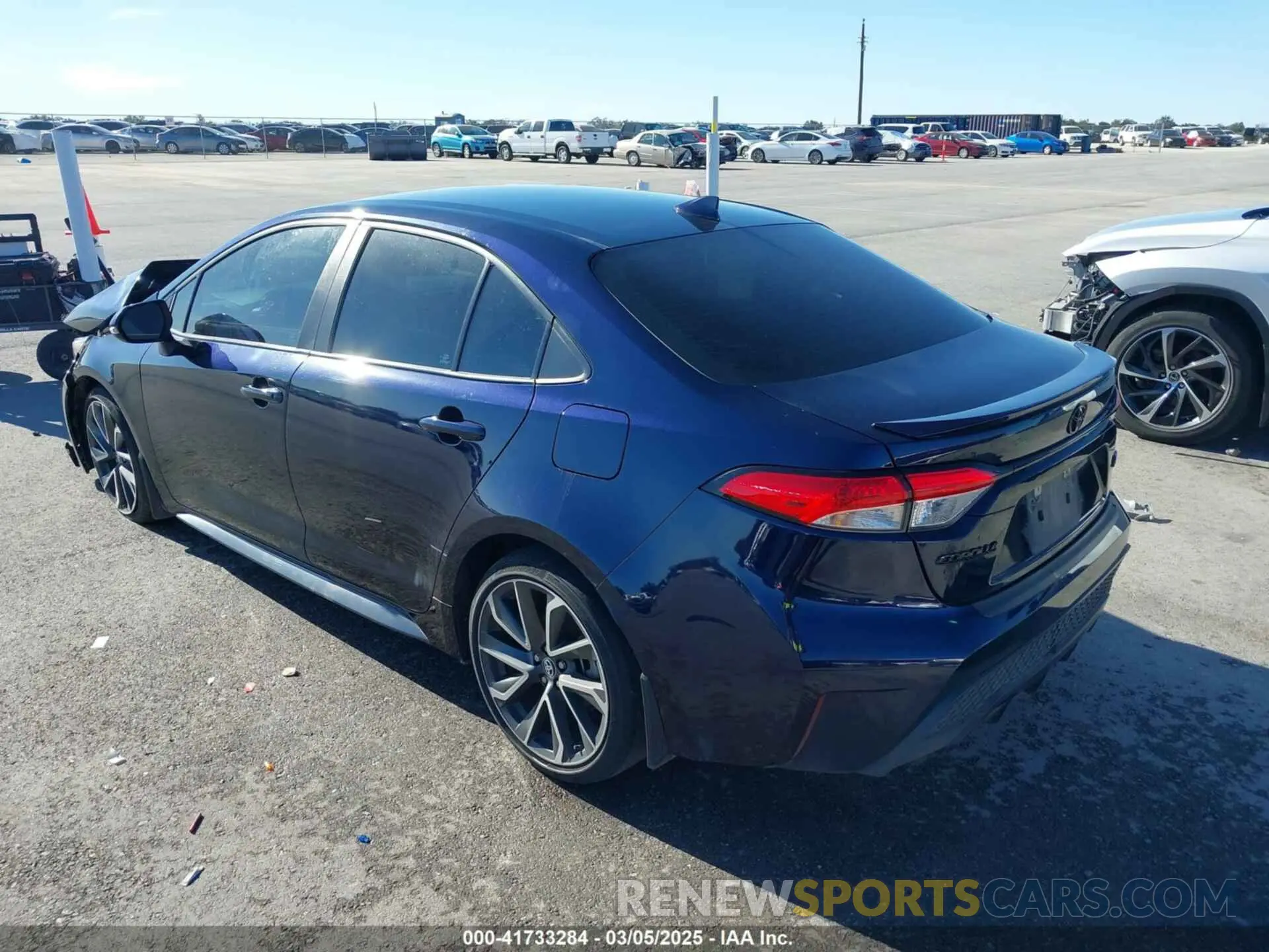 3 Photograph of a damaged car 5YFS4MCE4NP135488 TOYOTA COROLLA 2022