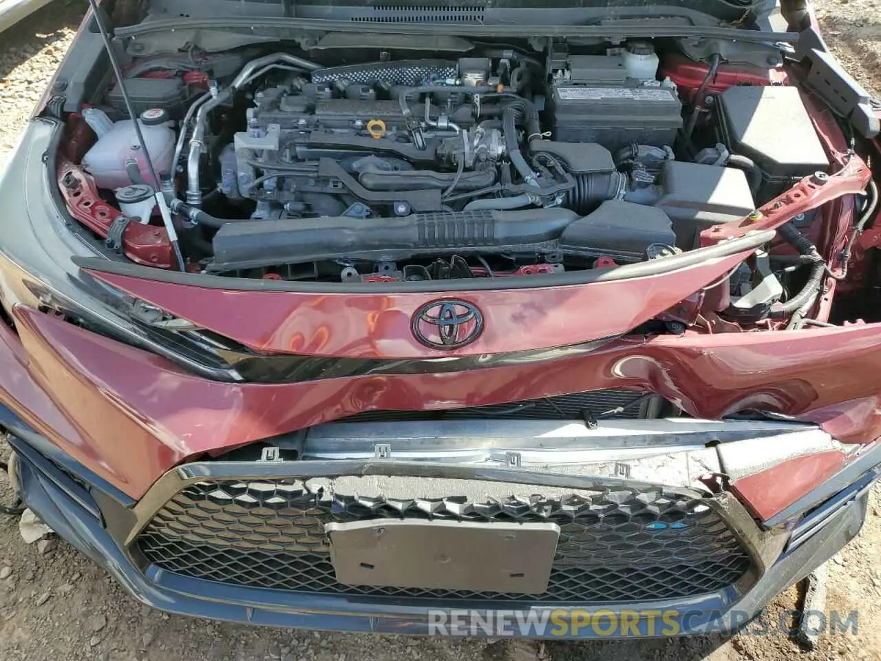 11 Photograph of a damaged car 5YFS4MCE4NP138455 TOYOTA COROLLA 2022
