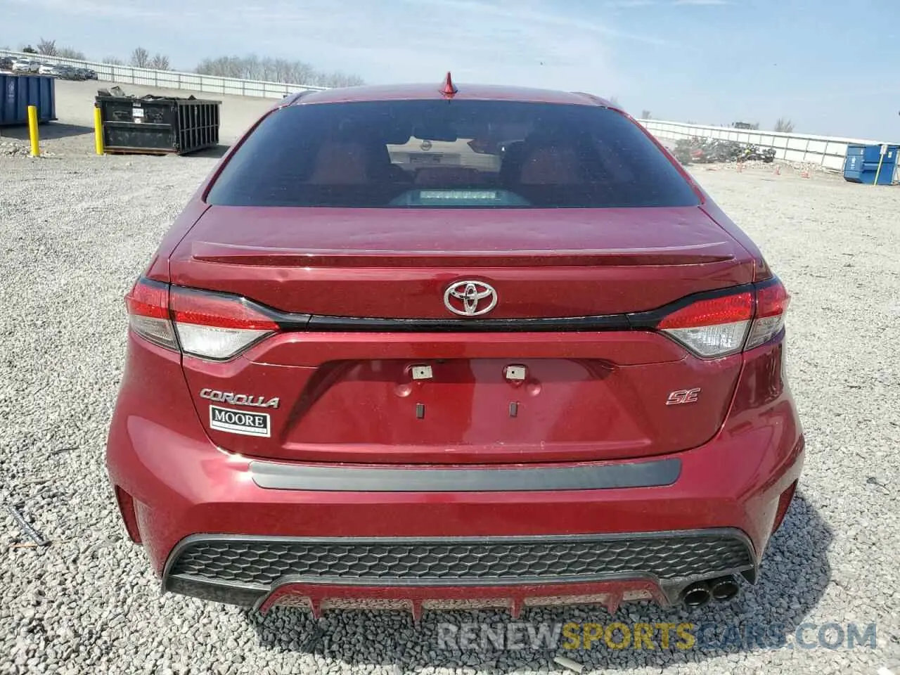 6 Photograph of a damaged car 5YFS4MCE5NP107084 TOYOTA COROLLA 2022