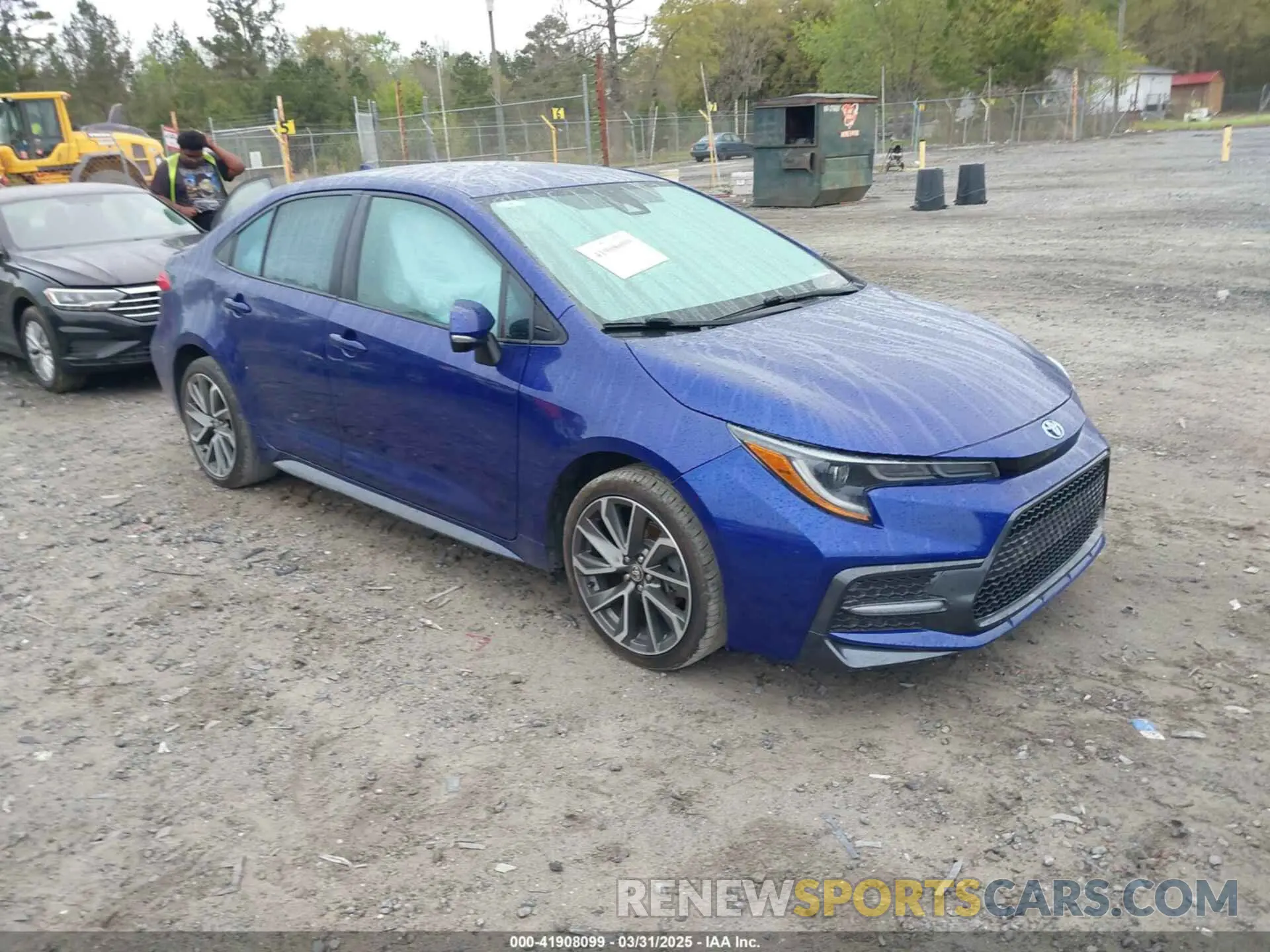 1 Photograph of a damaged car 5YFS4MCE5NP115802 TOYOTA COROLLA 2022