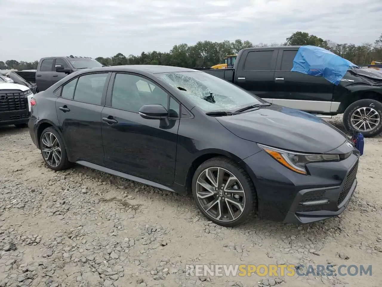 4 Photograph of a damaged car 5YFS4MCE5NP130459 TOYOTA COROLLA 2022