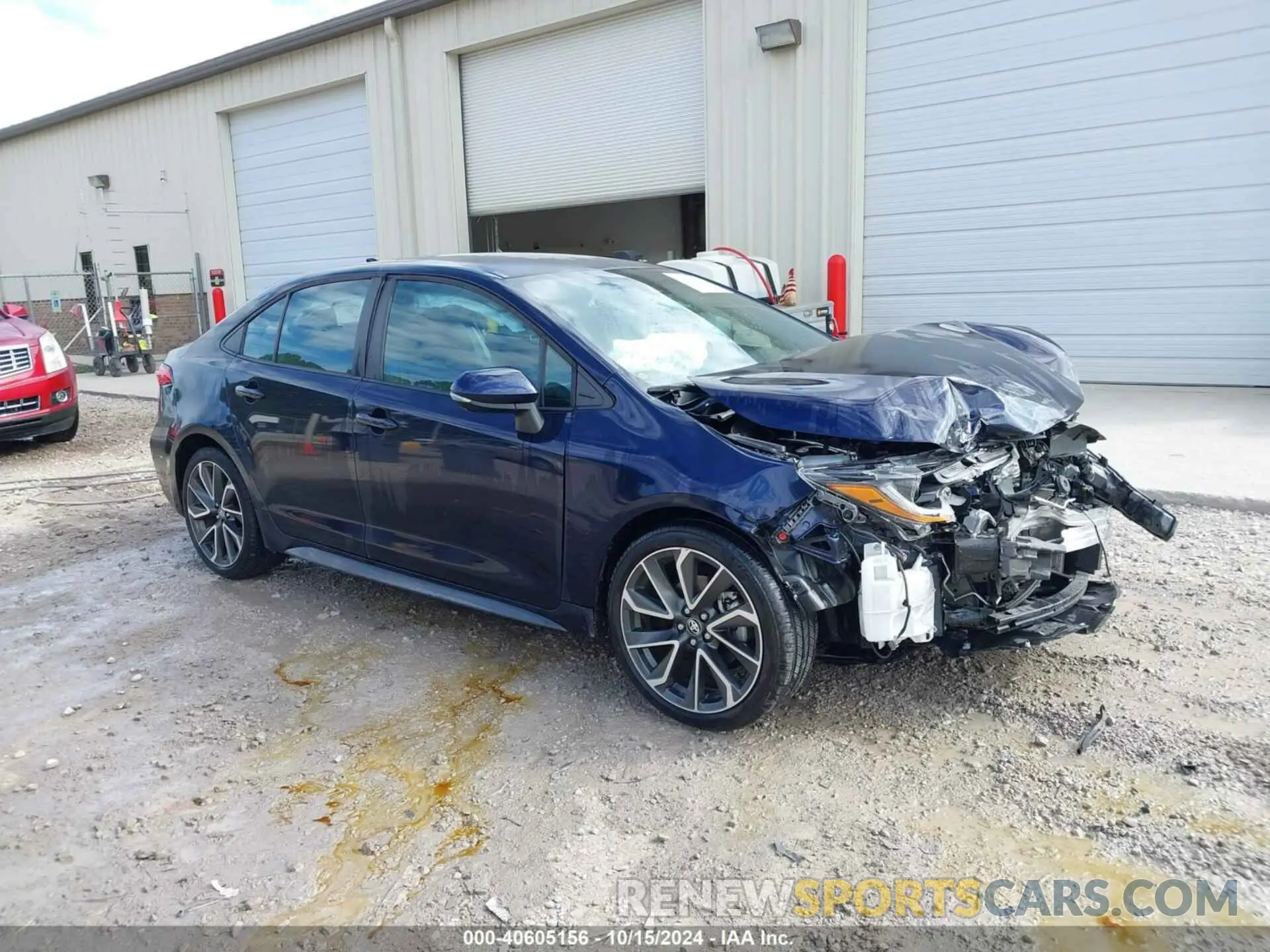 1 Photograph of a damaged car 5YFS4MCE5NP133443 TOYOTA COROLLA 2022