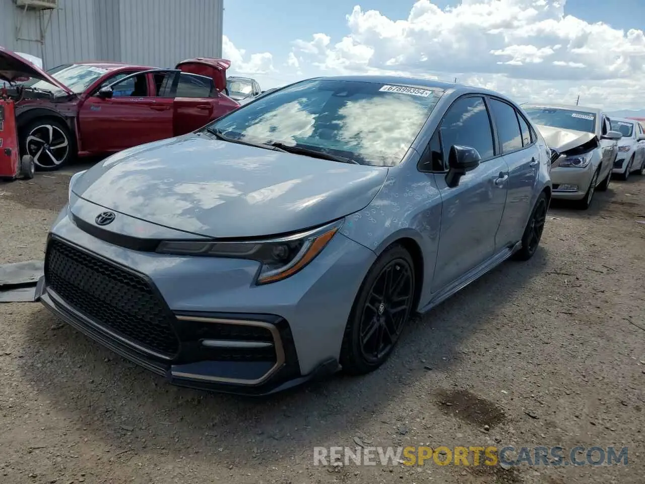 1 Photograph of a damaged car 5YFS4MCE6NP105960 TOYOTA COROLLA 2022
