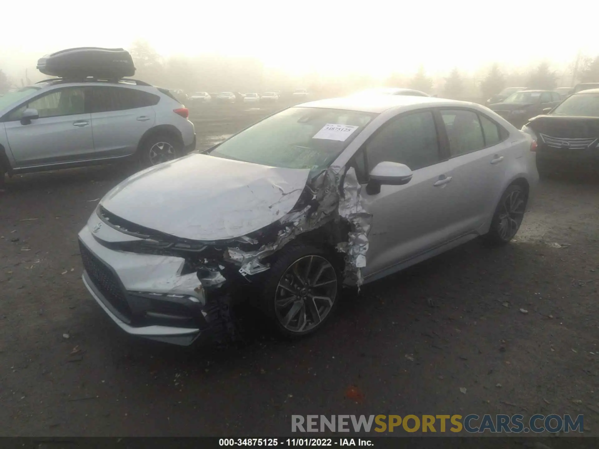 2 Photograph of a damaged car 5YFS4MCE6NP106364 TOYOTA COROLLA 2022