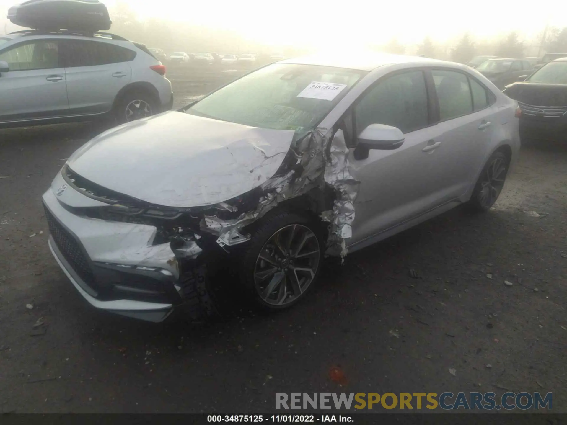 6 Photograph of a damaged car 5YFS4MCE6NP106364 TOYOTA COROLLA 2022
