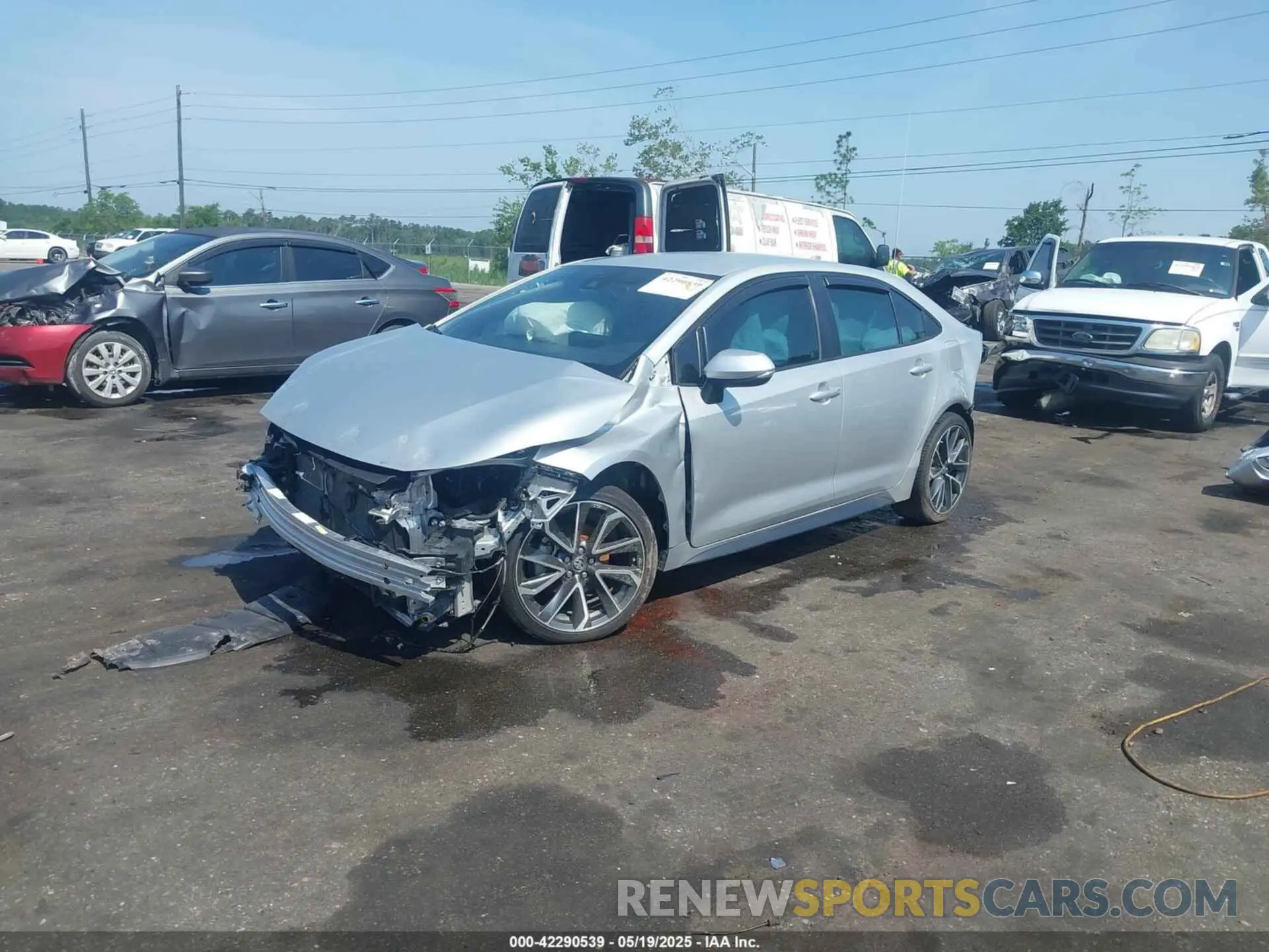 2 Photograph of a damaged car 5YFS4MCE6NP106591 TOYOTA COROLLA 2022