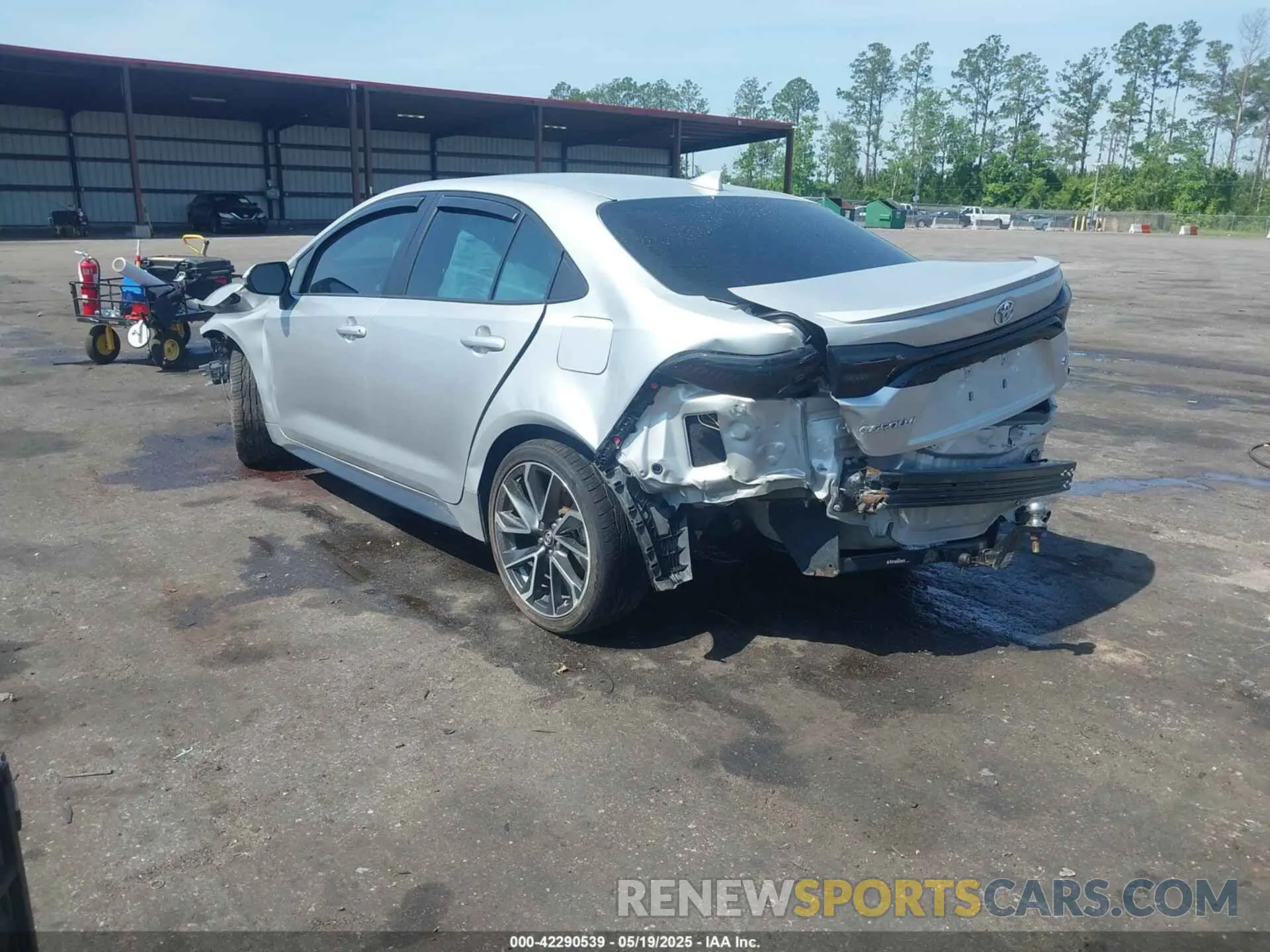 3 Photograph of a damaged car 5YFS4MCE6NP106591 TOYOTA COROLLA 2022