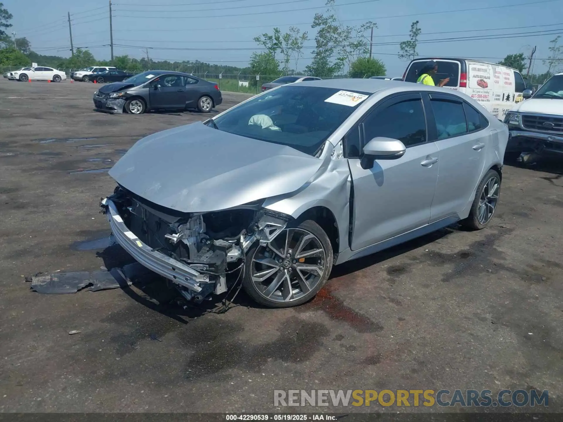 6 Photograph of a damaged car 5YFS4MCE6NP106591 TOYOTA COROLLA 2022