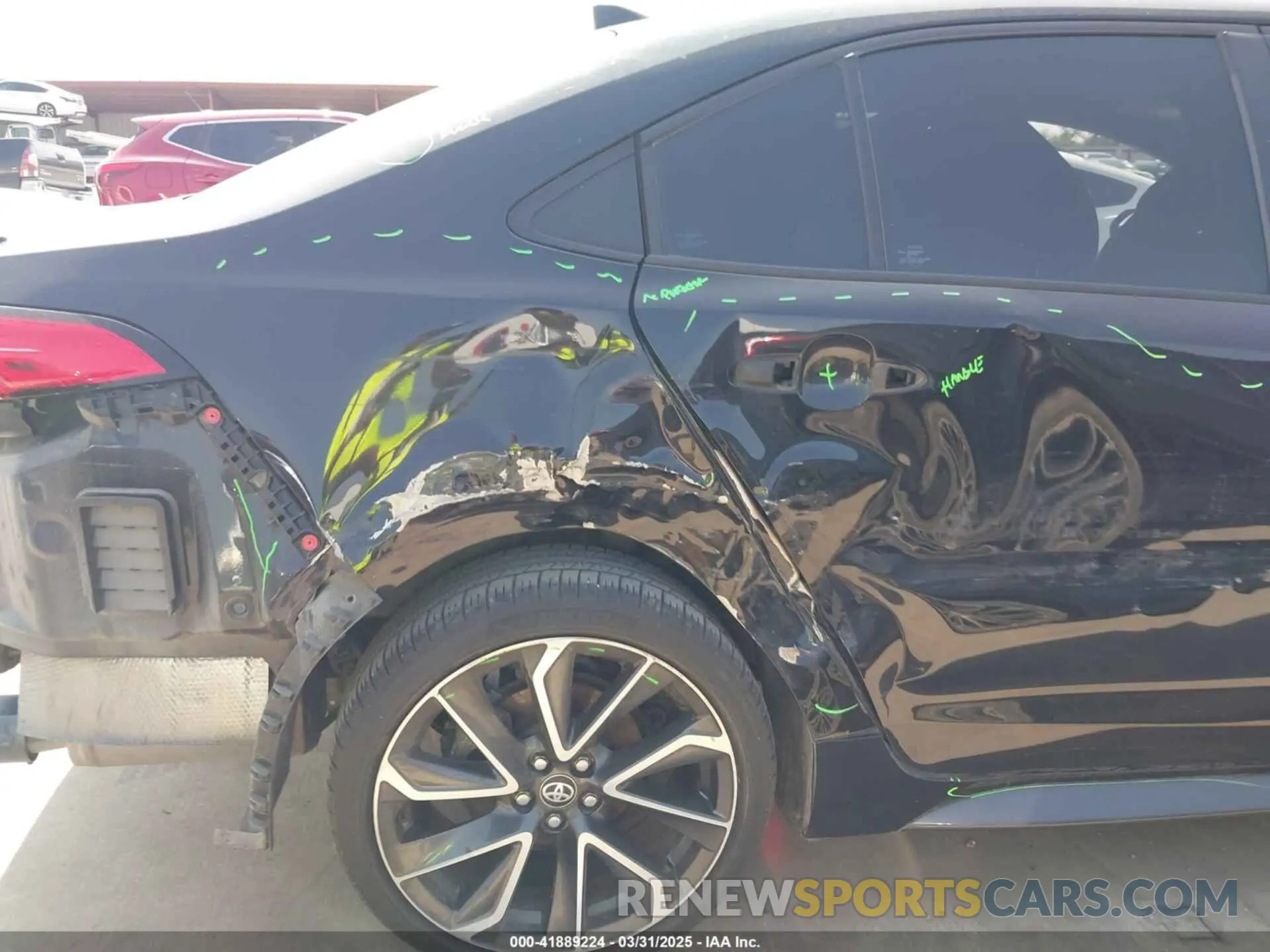 6 Photograph of a damaged car 5YFS4MCE6NP109460 TOYOTA COROLLA 2022