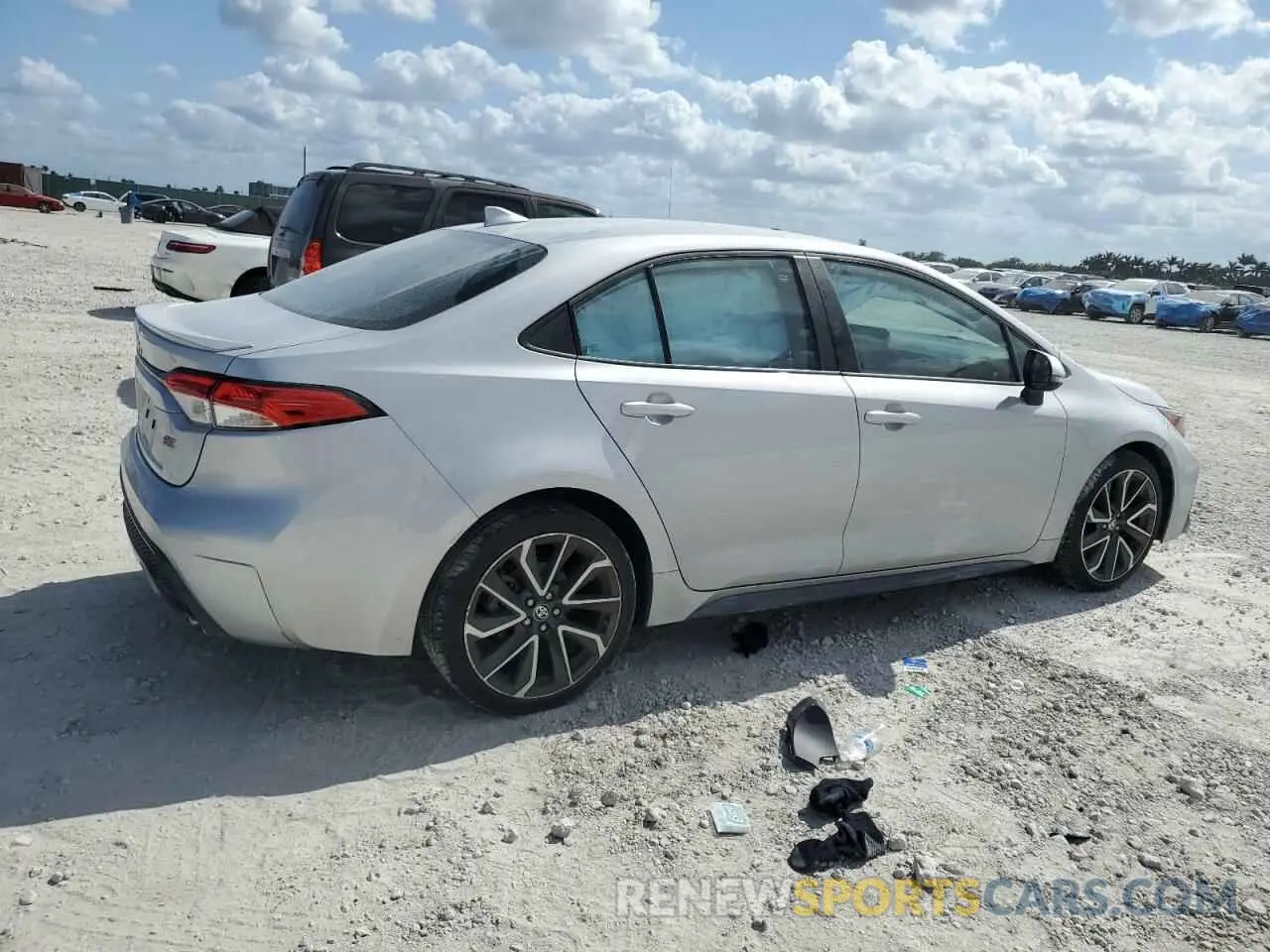 3 Photograph of a damaged car 5YFS4MCE6NP110284 TOYOTA COROLLA 2022