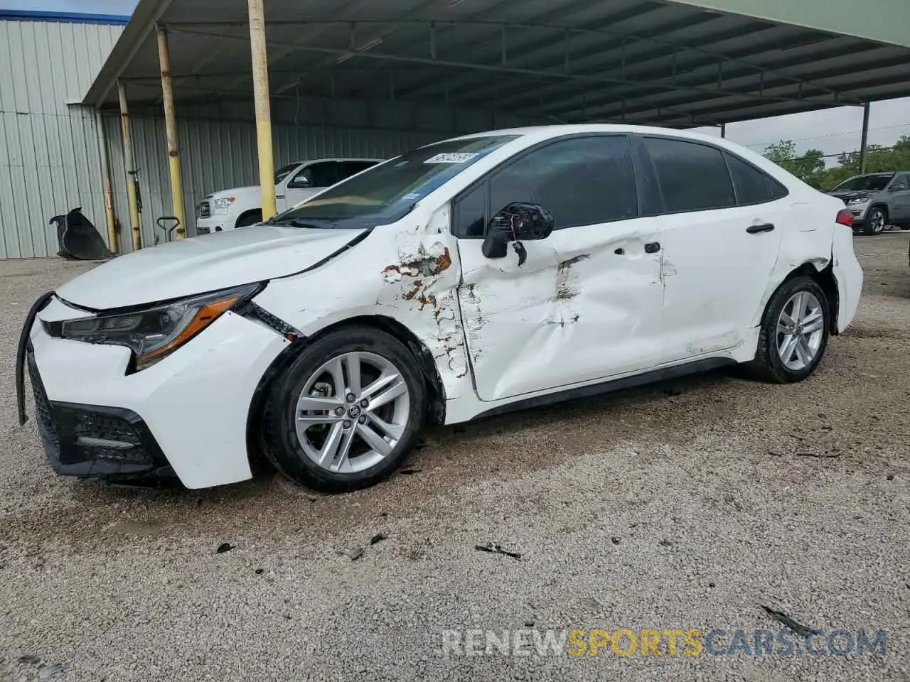 1 Photograph of a damaged car 5YFS4MCE6NP113167 TOYOTA COROLLA 2022