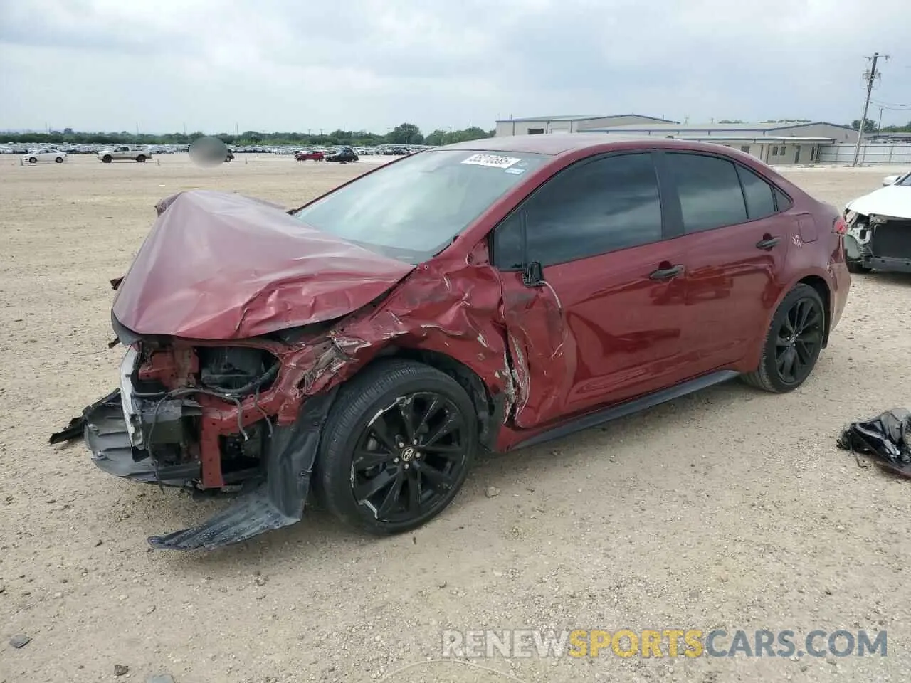 1 Photograph of a damaged car 5YFS4MCE6NP117557 TOYOTA COROLLA 2022