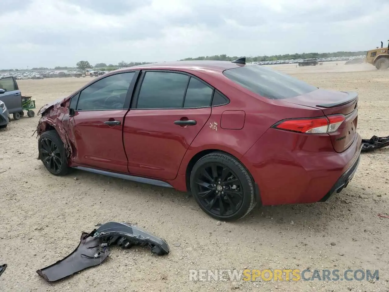 2 Photograph of a damaged car 5YFS4MCE6NP117557 TOYOTA COROLLA 2022