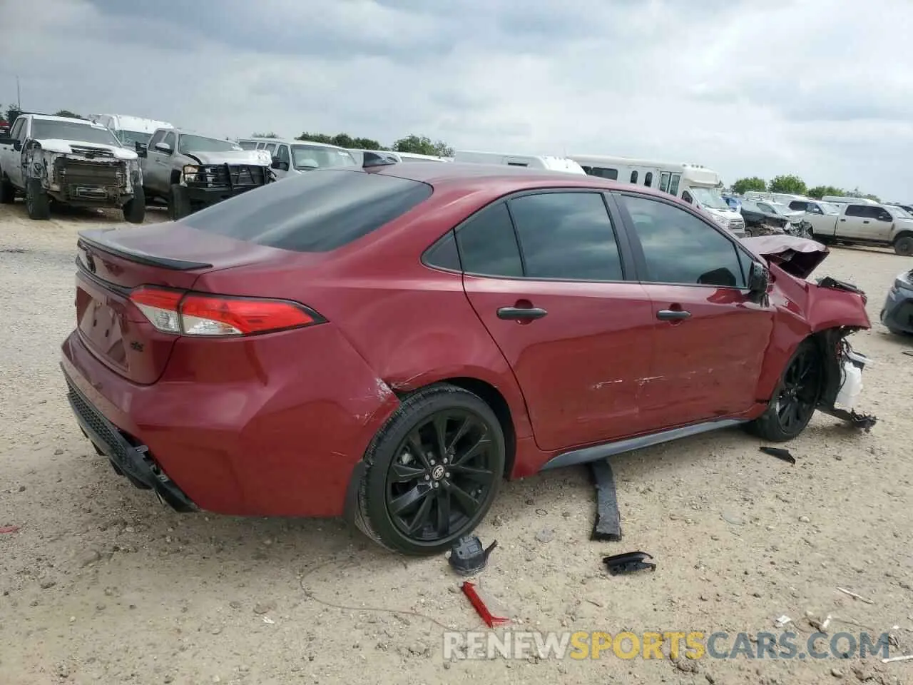 3 Photograph of a damaged car 5YFS4MCE6NP117557 TOYOTA COROLLA 2022