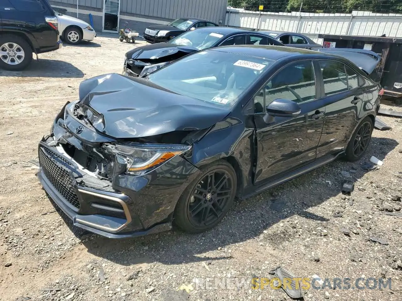 1 Photograph of a damaged car 5YFS4MCE6NP118756 TOYOTA COROLLA 2022