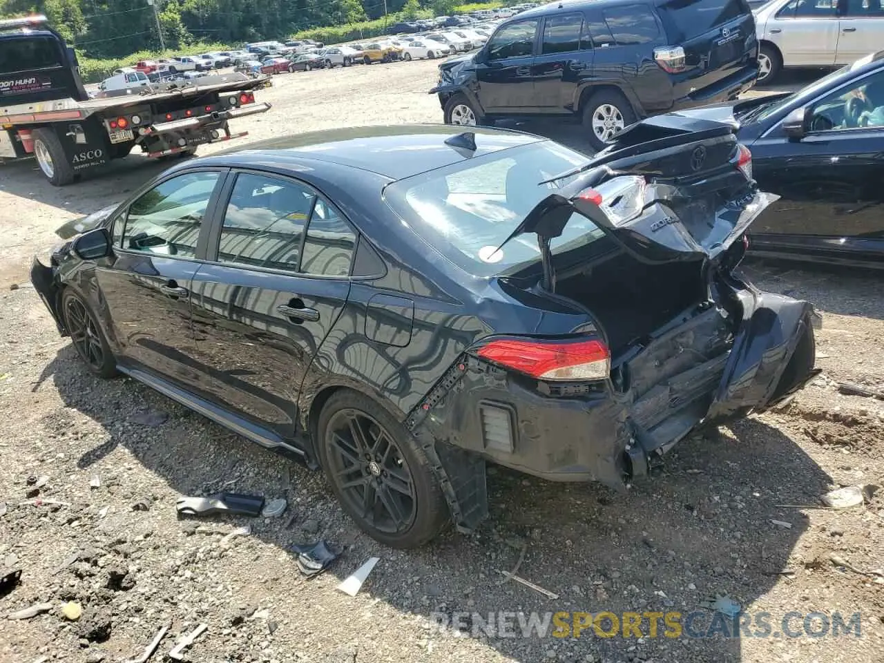 2 Photograph of a damaged car 5YFS4MCE6NP118756 TOYOTA COROLLA 2022