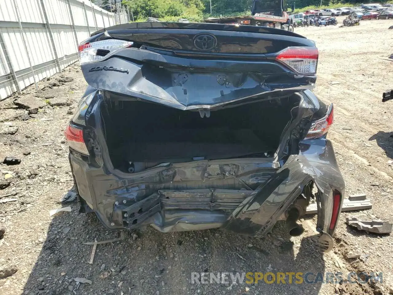 6 Photograph of a damaged car 5YFS4MCE6NP118756 TOYOTA COROLLA 2022