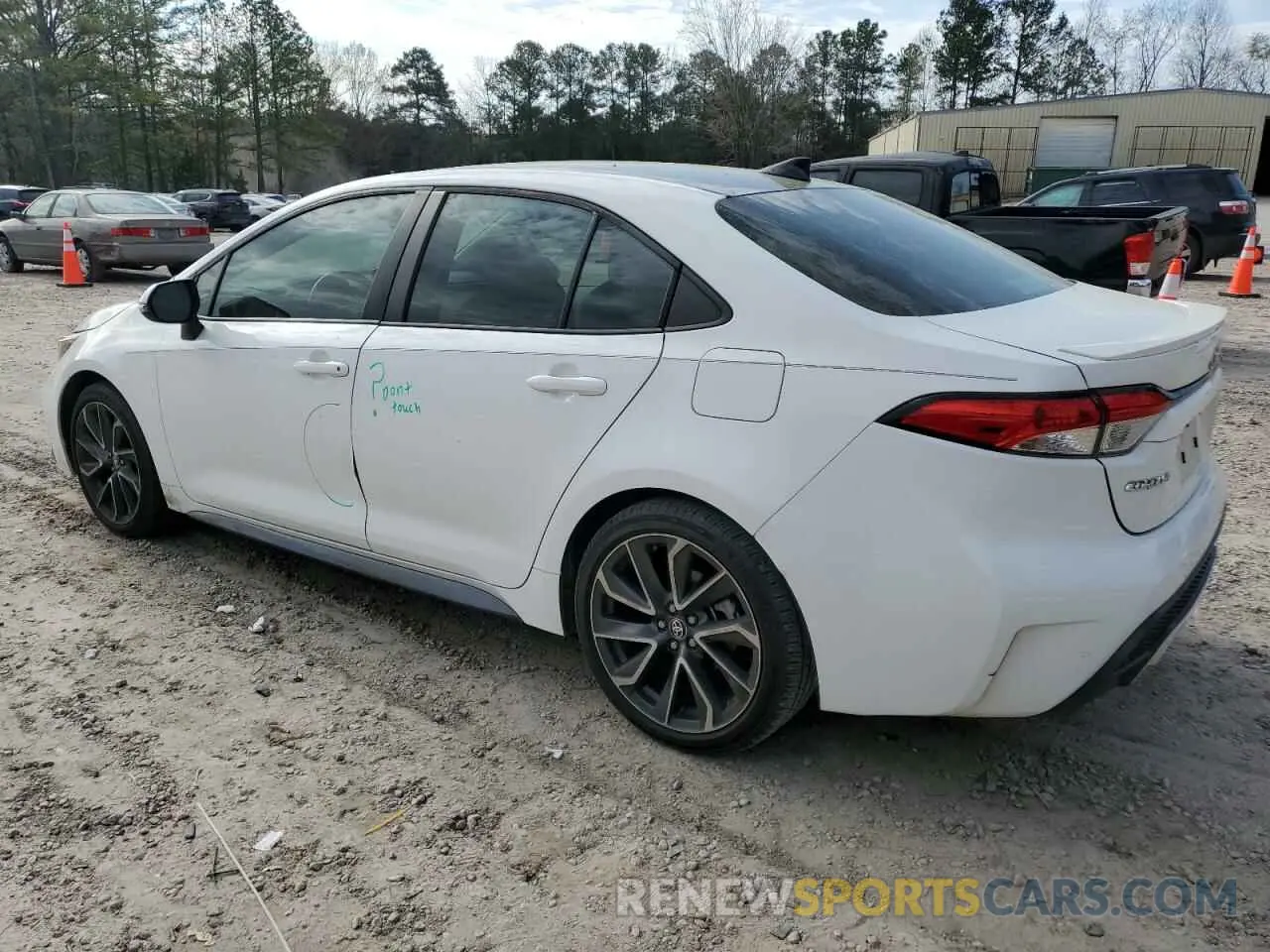 2 Photograph of a damaged car 5YFS4MCE6NP121219 TOYOTA COROLLA 2022