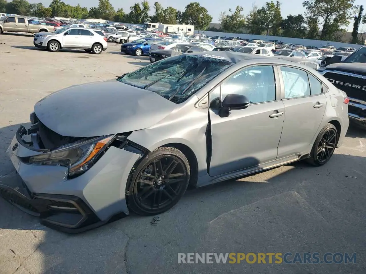 1 Photograph of a damaged car 5YFS4MCE6NP121446 TOYOTA COROLLA 2022